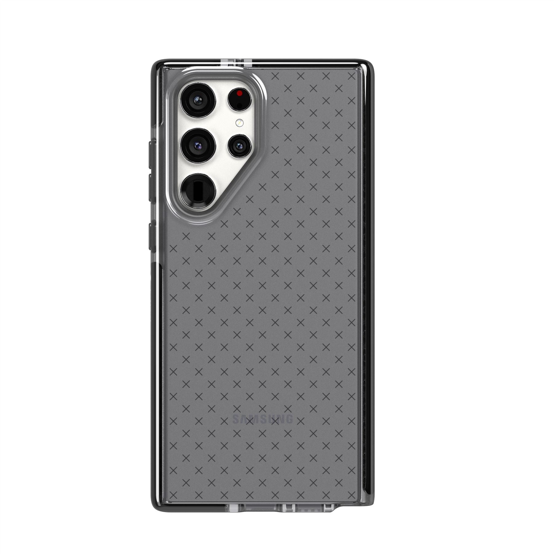Tech21 Evo Check Galaxy S22 Ultra Hülle Smokey Black S Pen