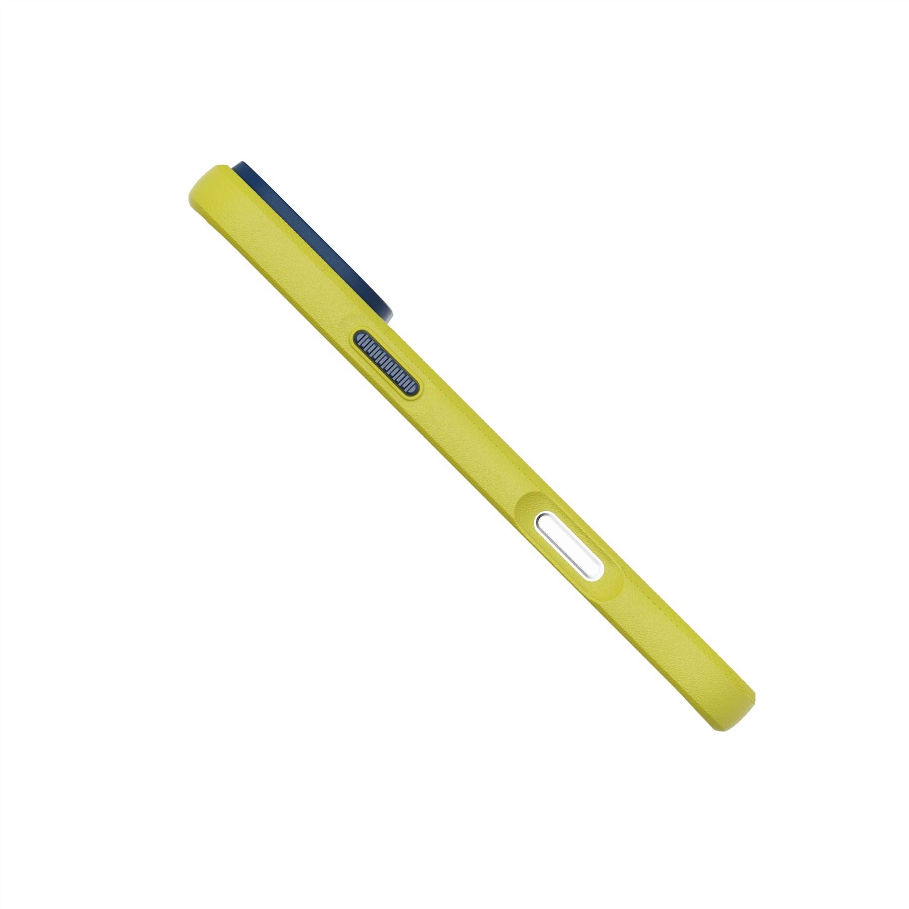 Tech21 EvoPro iPhone 16 Pro Max Handyhülle Navy Yellow MagSafe