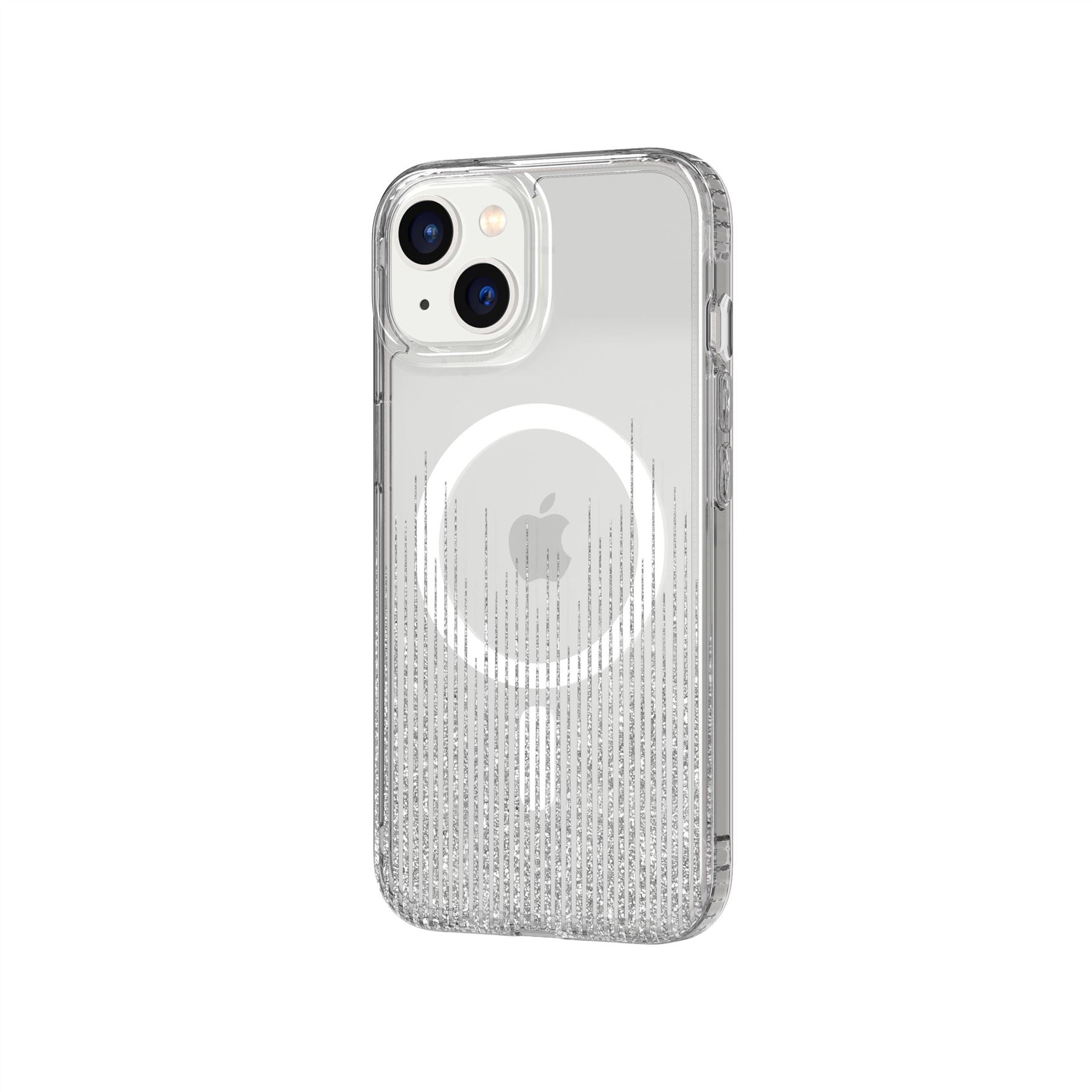 Tech21 EvoArt MagSafe iPhone Hülle Sparkle Rain Glitzer