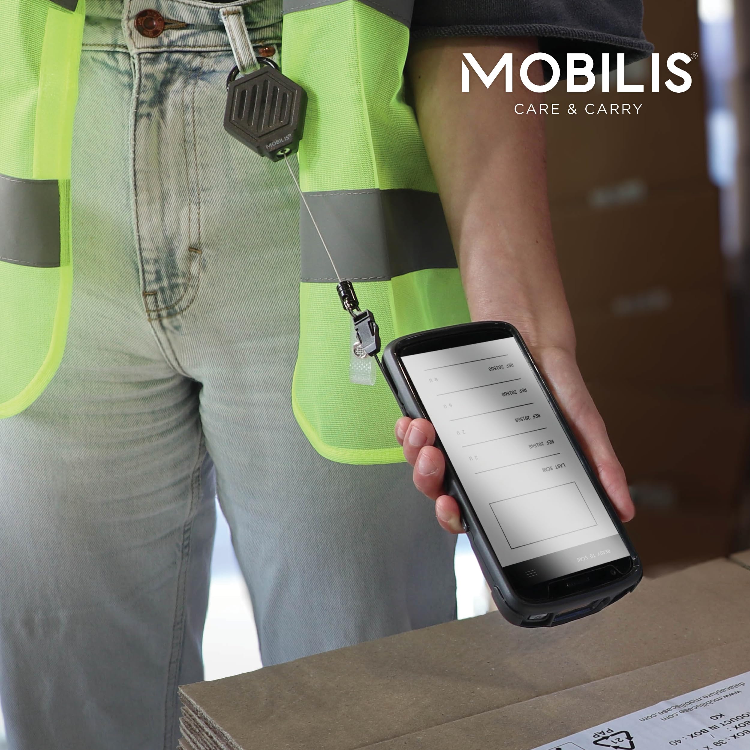 Mobilis Retraktor Kabel Smartphone magnetisch 80 cm