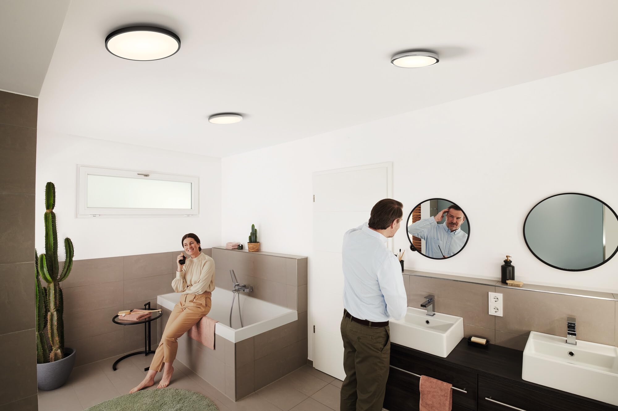 ams OSRAM SMART+ Orbis Disc Badleuchte 40cm weiß TW