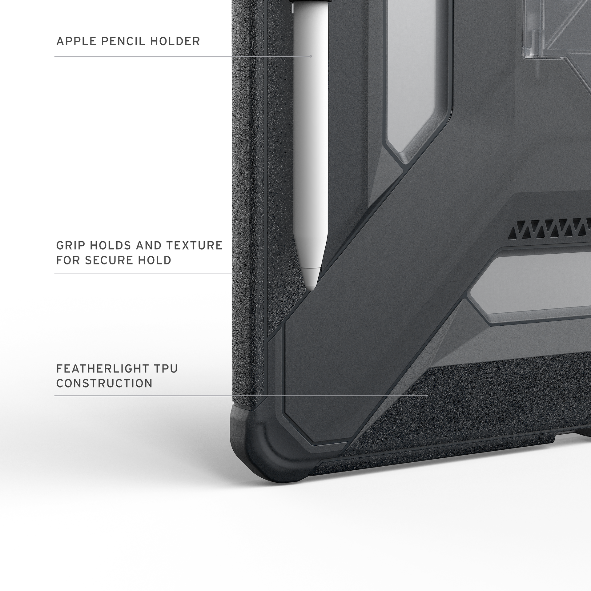 UAG Scout Plus iPad Air 13" (M3 2025) Hülle mit Ständer