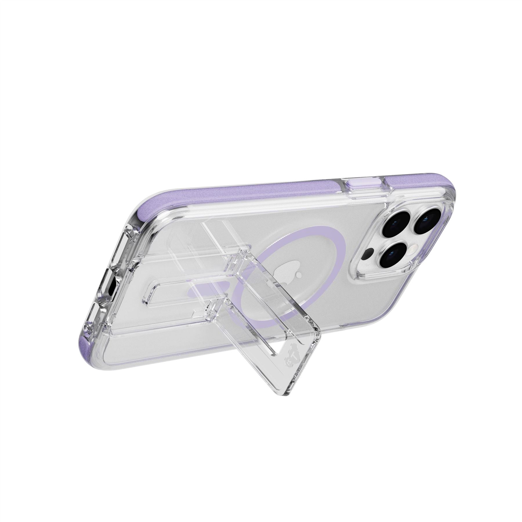 Tech21 EvoCrystal Kick iPhone 15 Pro Max Hülle Lilac