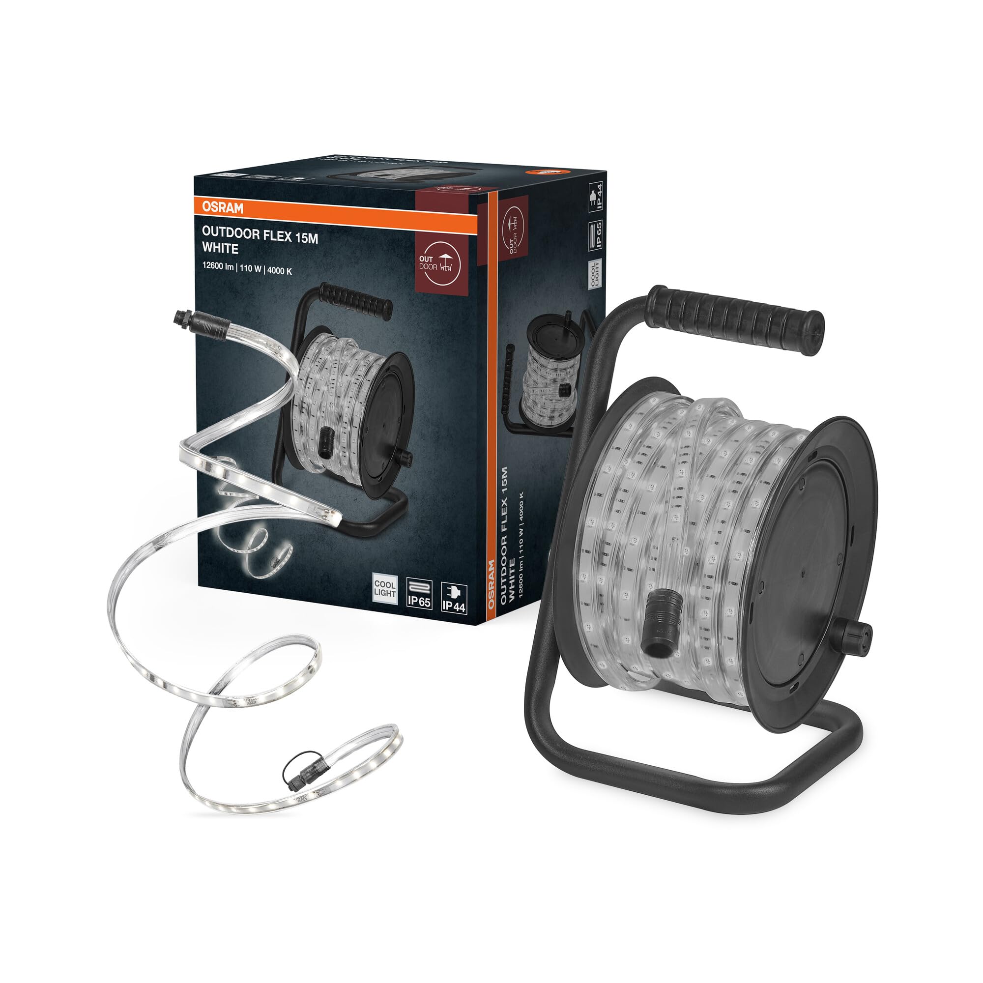 ams OSRAM Outdoor Flex LED-Streifen 20m IP65 mit Kabeltrommel