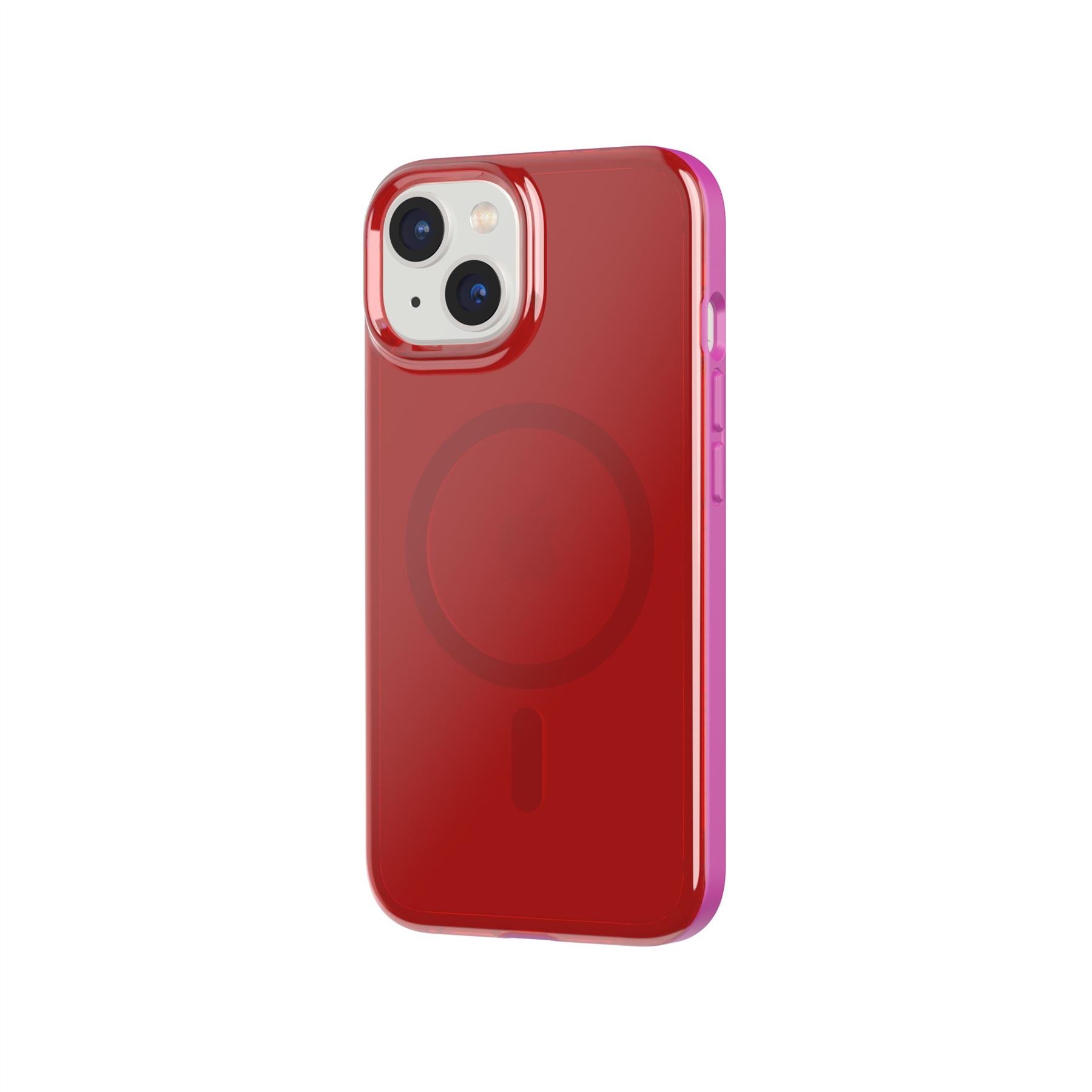 Tech21 EvoTint iPhone 13/14/15 Hülle Pop Pinks MagSafe