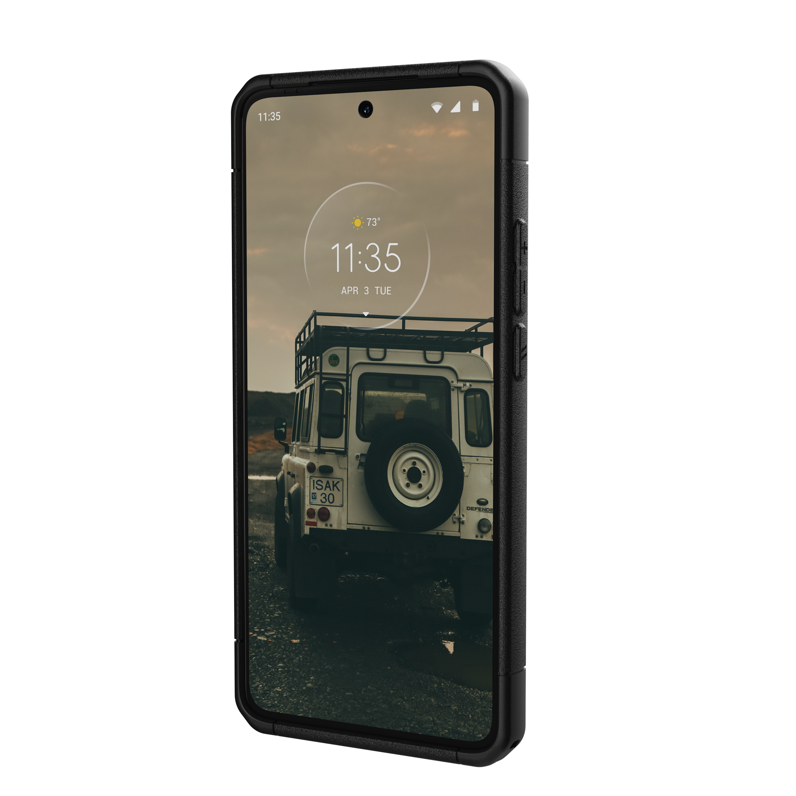 UAG Scout Moto Edge 5G 2022 Handyhülle schwarz stoßfest