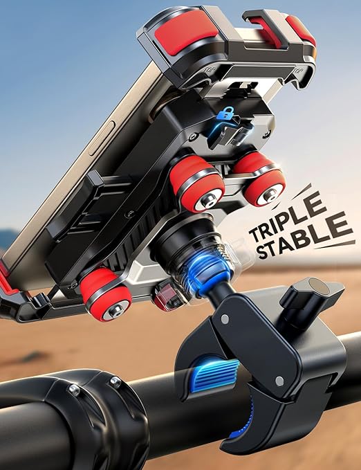 JOYROOM JR-ZS498 Handyhalterung Motorrad schwarz Anti-Vibration