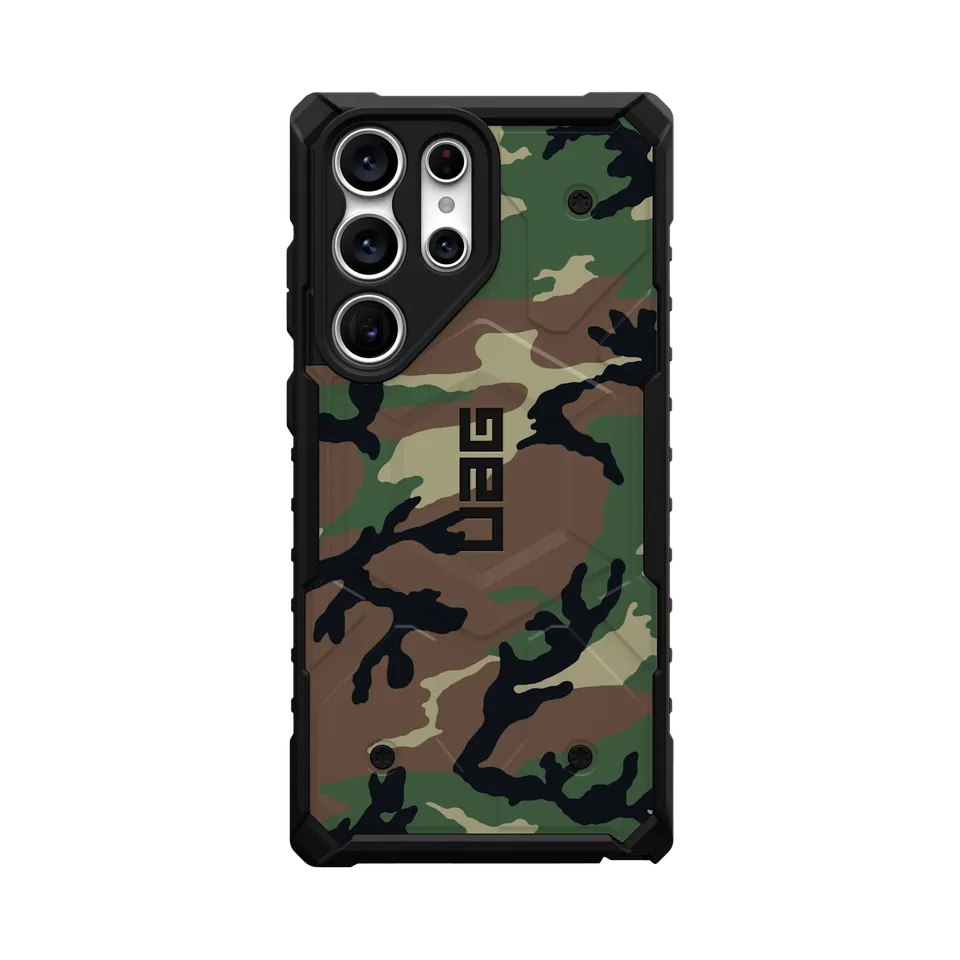 UAG Pathfinder Galaxy S26 Ultra Hülle Woodland Camouflage