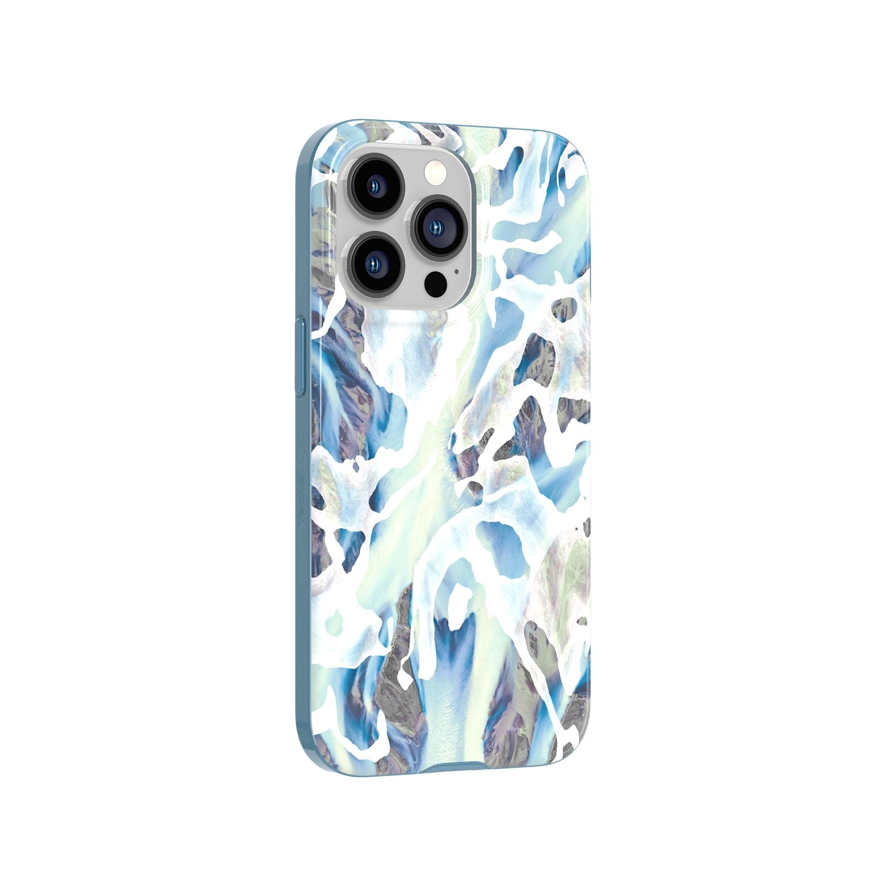 Tech21 EvoArt iPhone 13 Pro Handyhülle Frozen River Stoßschutz