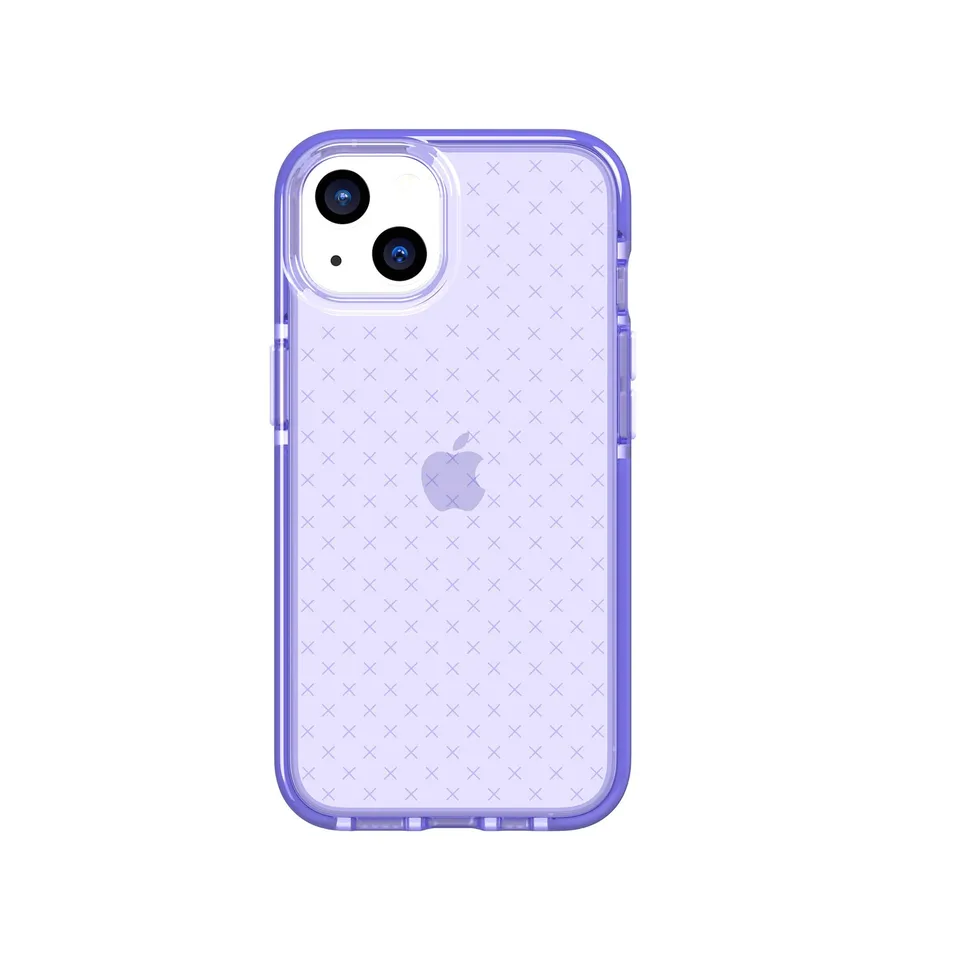 Tech21 EvoCheck iPhone 13 Handyhülle Lavender Fallschutz