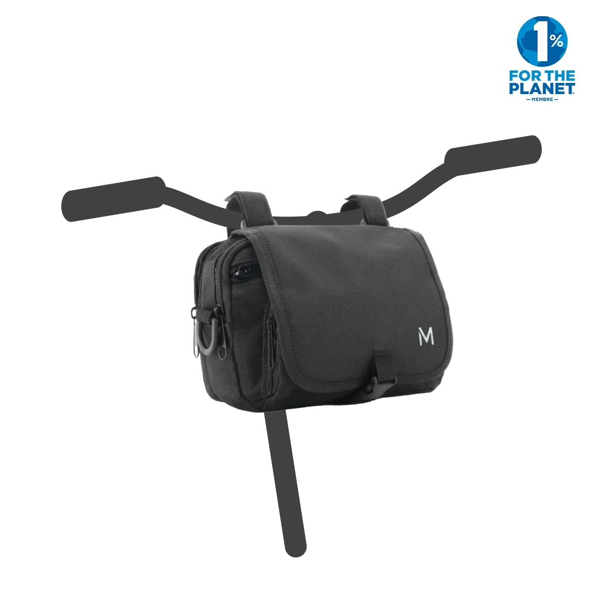 Mobilis Bike Lenkertasche Fahrrad wasserabweisend schwarz Schultergurt