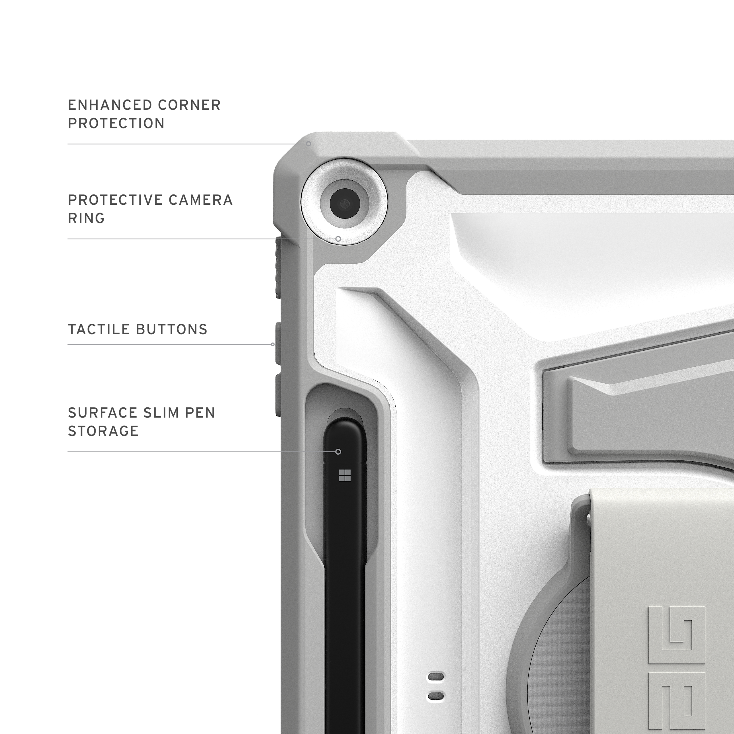 UAG Plasma Surface Pro 12" Healthcare Hülle mit Handschlaufe