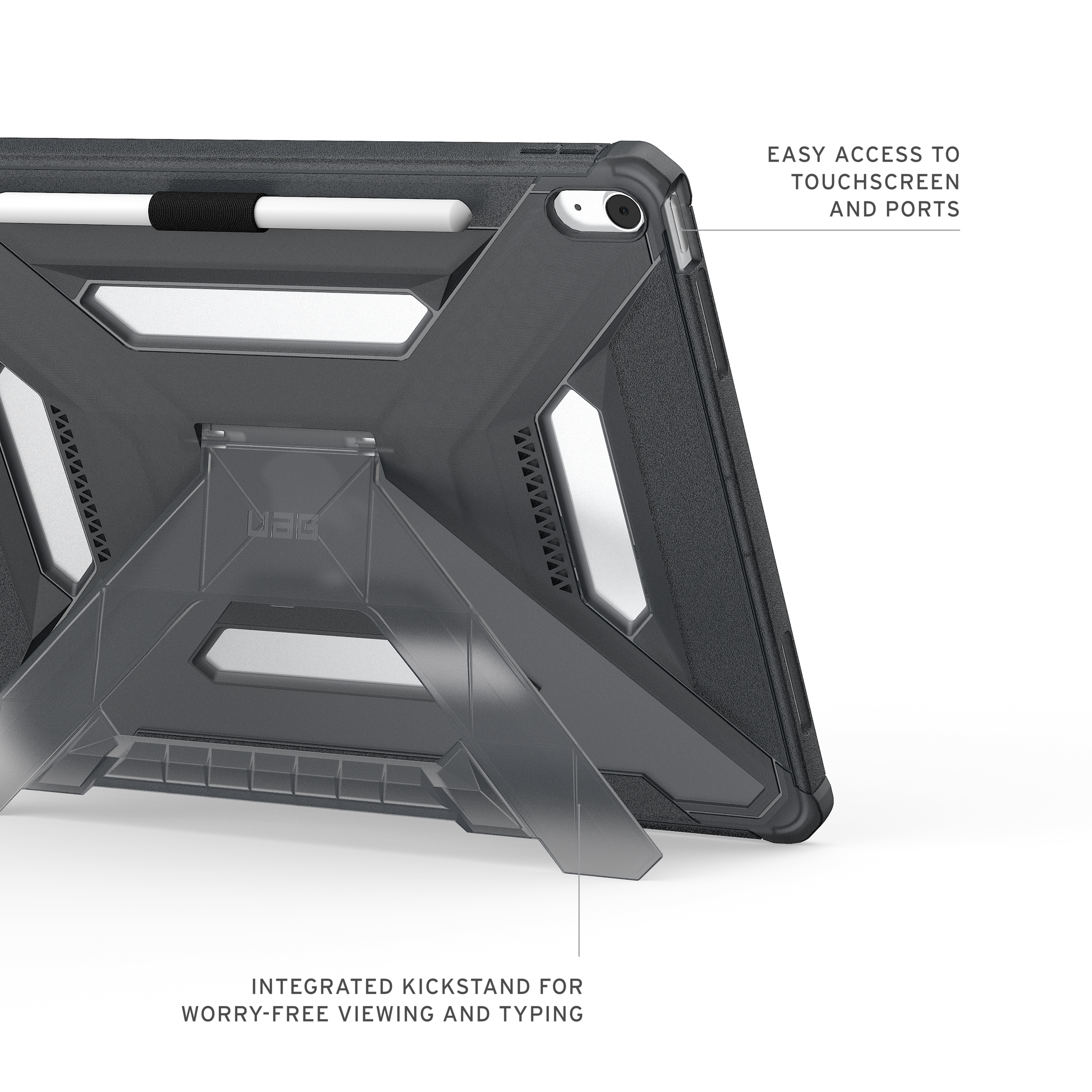 UAG Scout Plus iPad Air 13" (M3 2025) Hülle mit Ständer