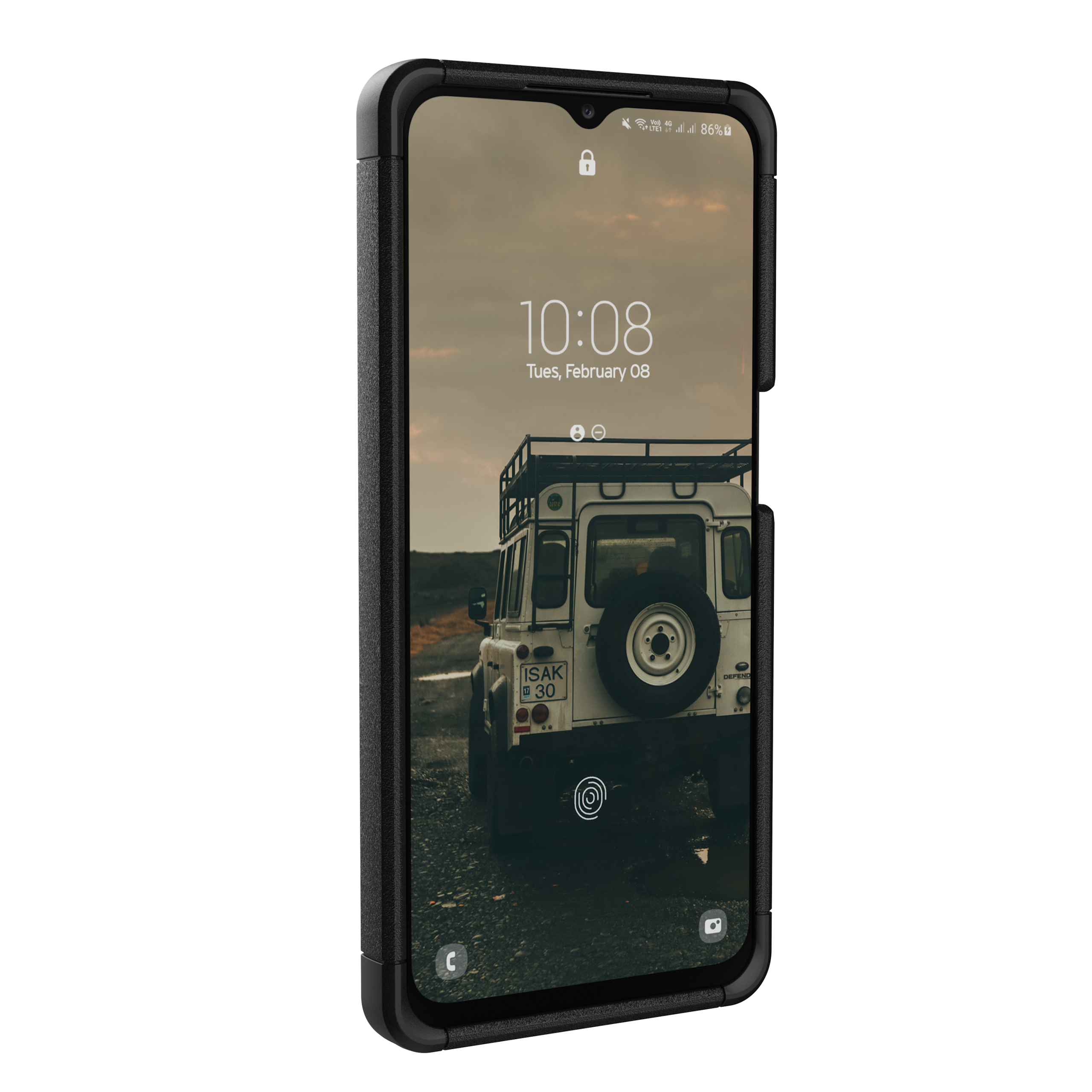 UAG Scout Handyhülle Galaxy A23 4G SM-A235 stoßfest schwarz