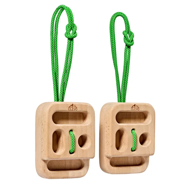 CLEVO Finger Bloc Mini Hangboard Holz tragbar
