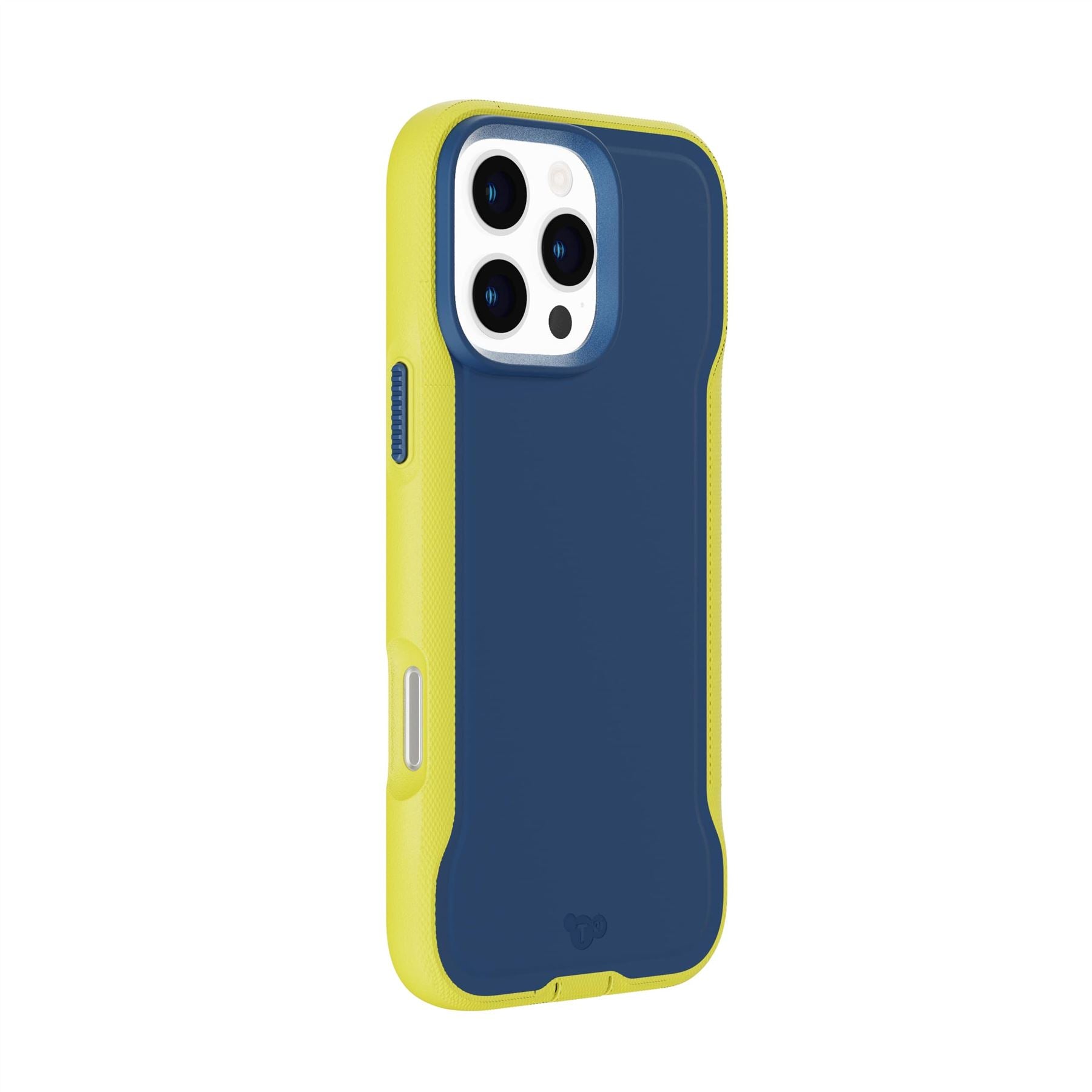 Tech21 EvoPro iPhone 16 Pro Max Handyhülle Navy Yellow MagSafe