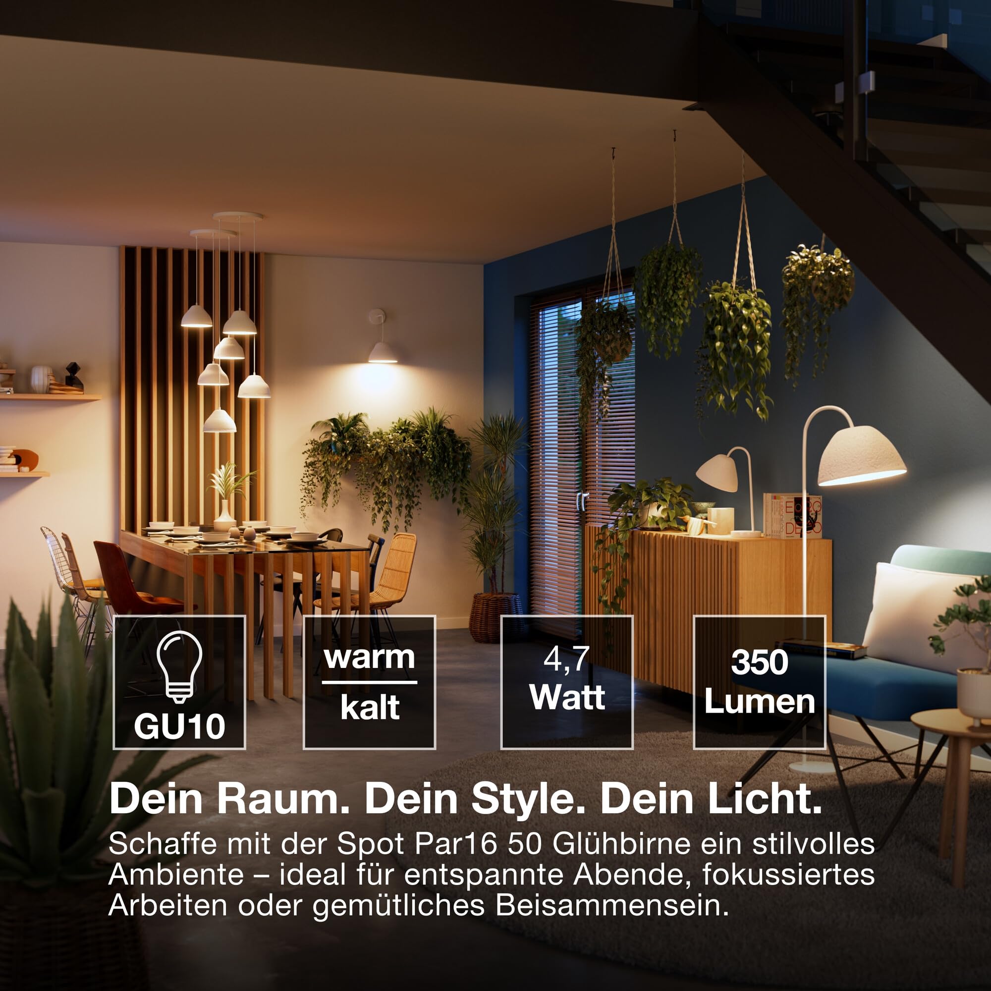 OSRAM SMART+ PAR16 GU10 LED-Spot tunable white 50W-Ersatz