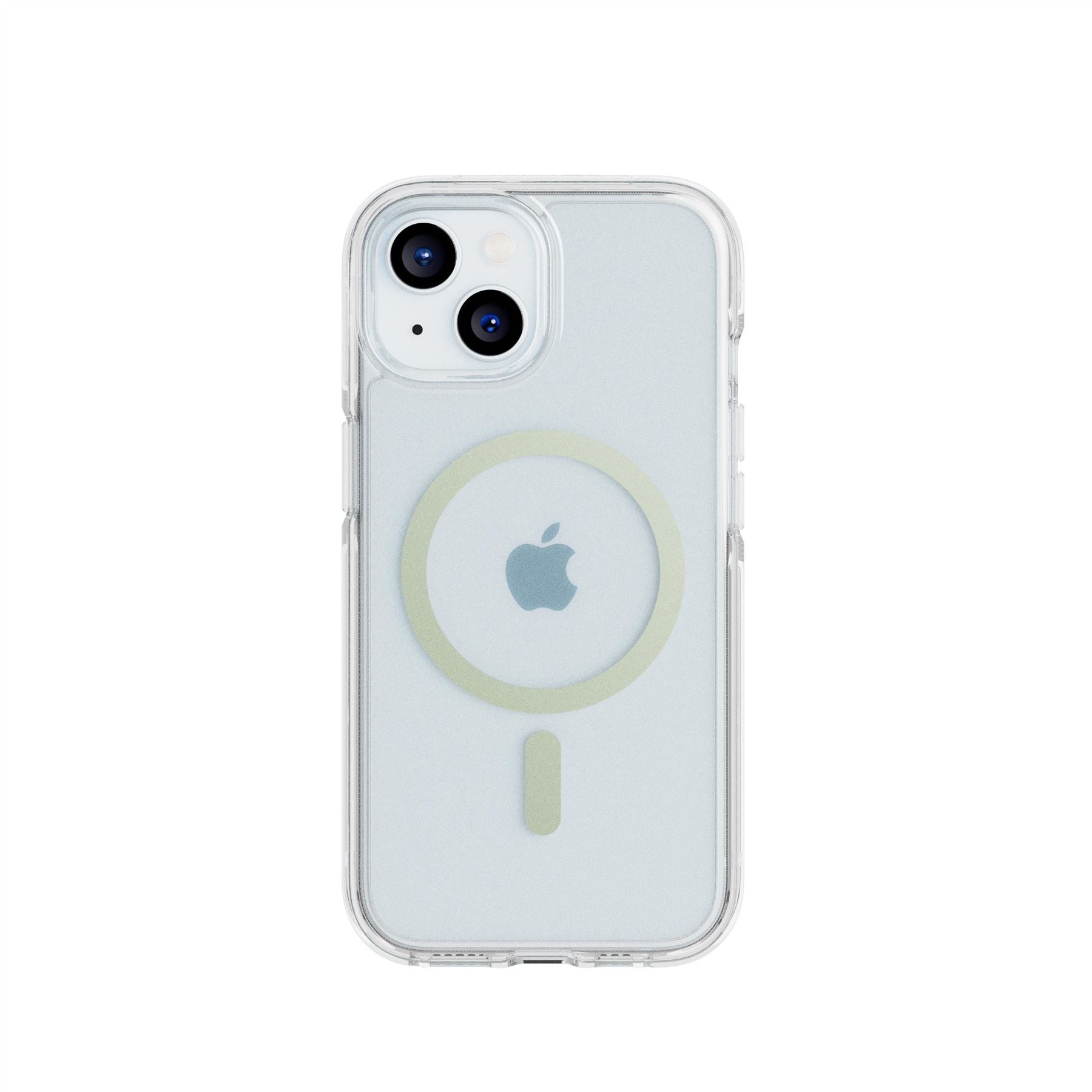 Tech21 FlexQuartz MagSafe iPhone 15 Hülle Clear Green 4,9m Schutz