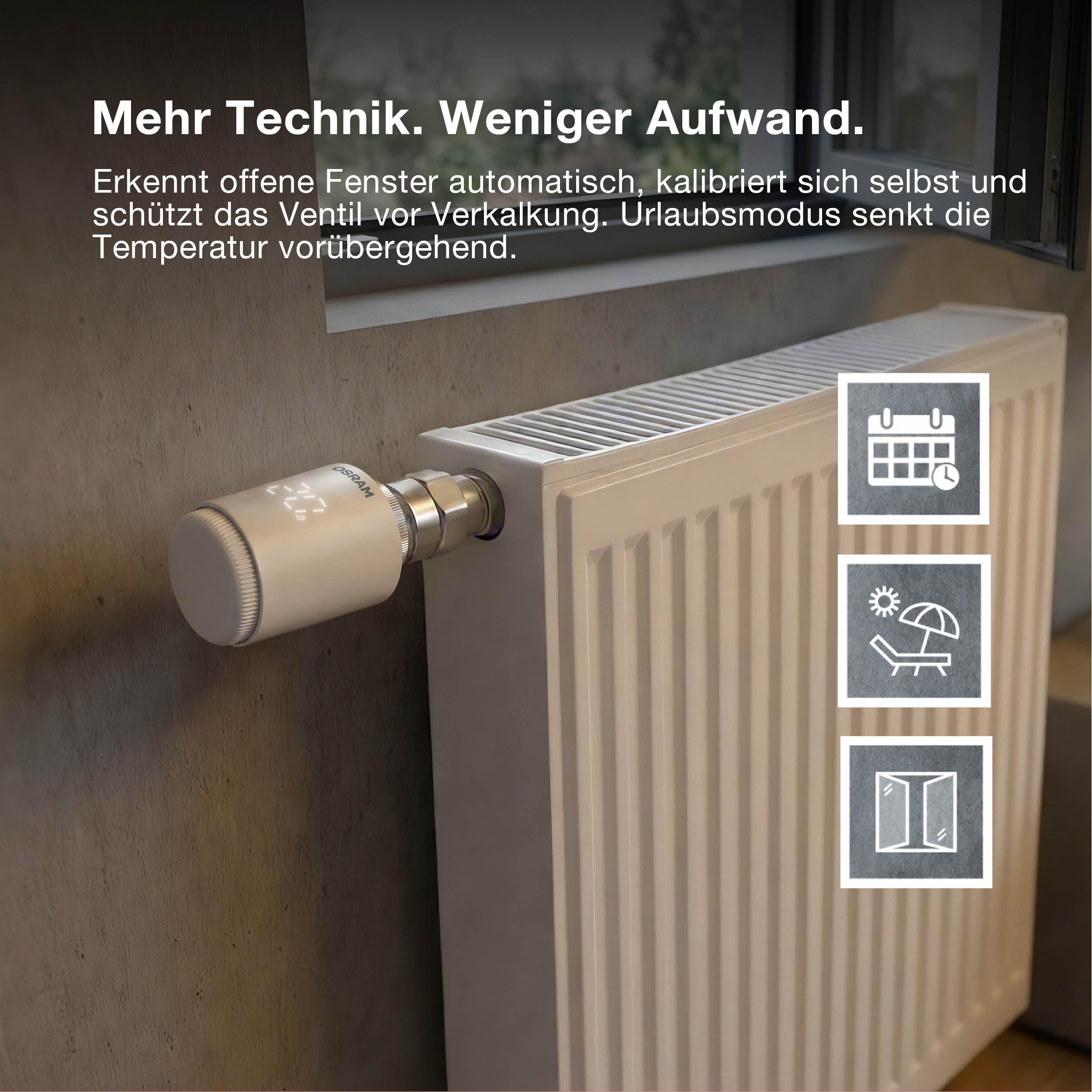 ams OSRAM SMART+ Radiator Thermostat Gen2 WiFi 3er Pack