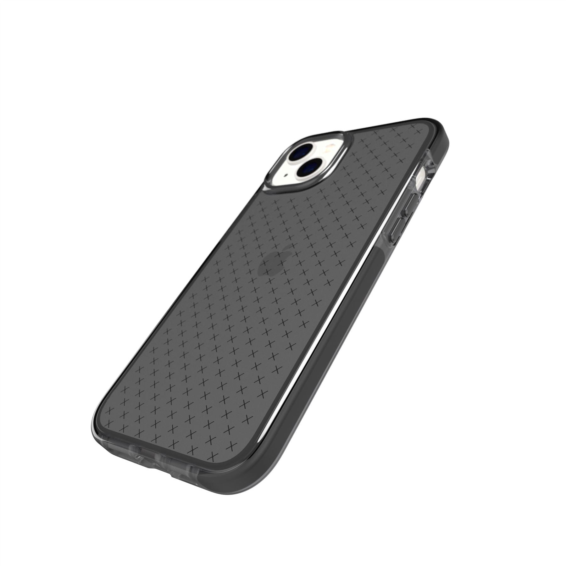 Tech21 EvoCheck iPhone 14 Plus Hülle Smokey Black 16ft Schutz