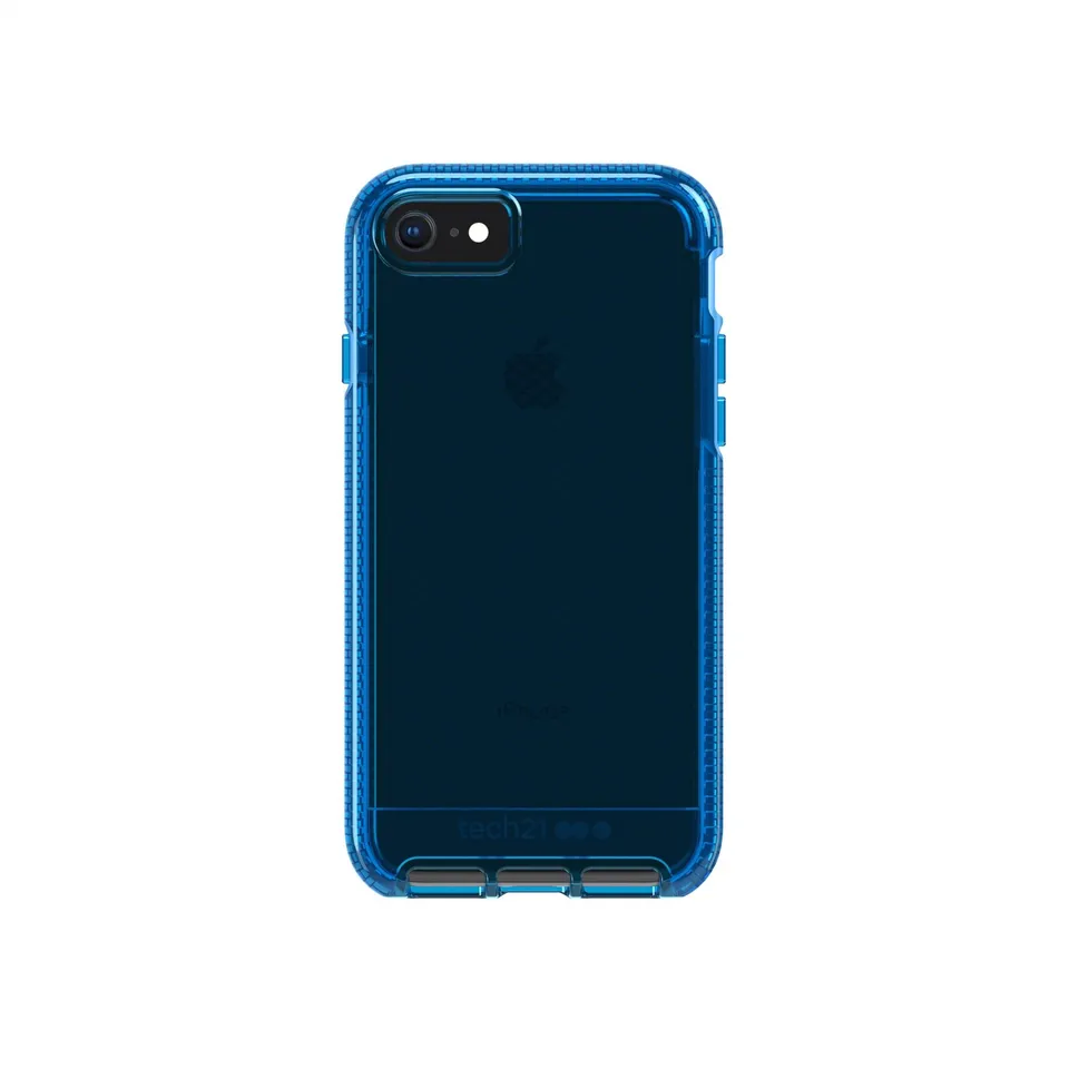 Tech21 EvoCheck iPhone SE 2022 Hülle Classic Blue stoßfest