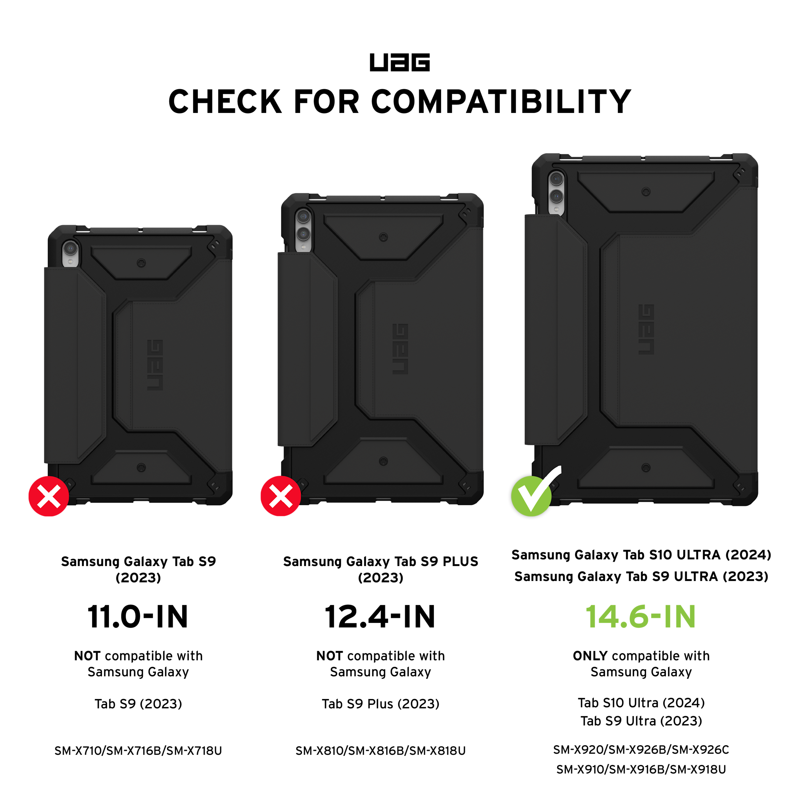 UAG Metropolis SE Galaxy Tab S10 Ultra Folio 14,6 Zoll