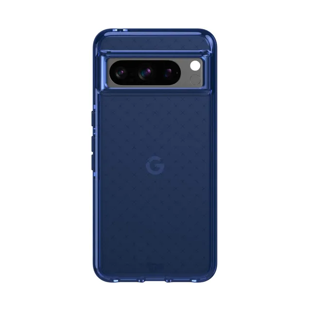 Tech21 Evo Check Pixel 8 Pro Hülle Midnight Blue stoßfest