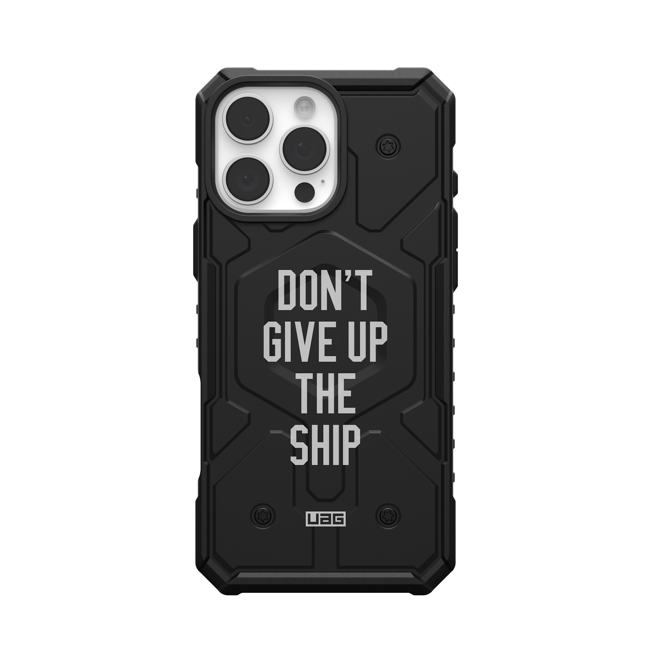 UAG Pathfinder iPhone Handyhülle MagSafe Don't Give Up The Ship