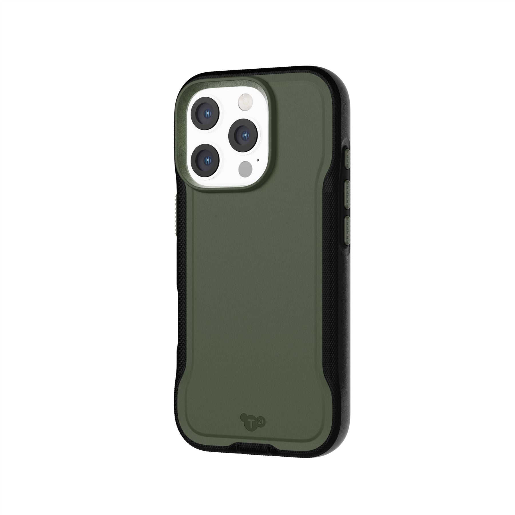 Tech21 EvoPro iPhone 16 Pro Handyhülle MagSafe Khaki Fallschutz