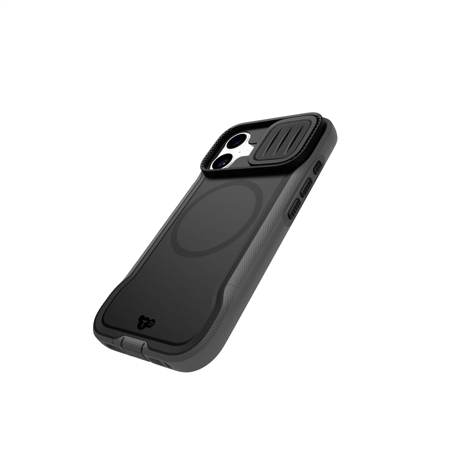 Tech21 EvoMax iPhone 16 Handyhülle schwarz MagSafe 10m Schutz