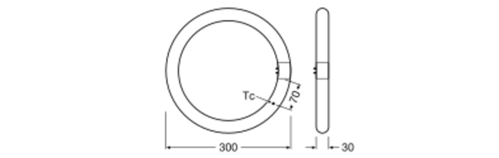 ams OSRAM SMART+ Tube T9C LED-Röhre 6500K 32W-Ersatz