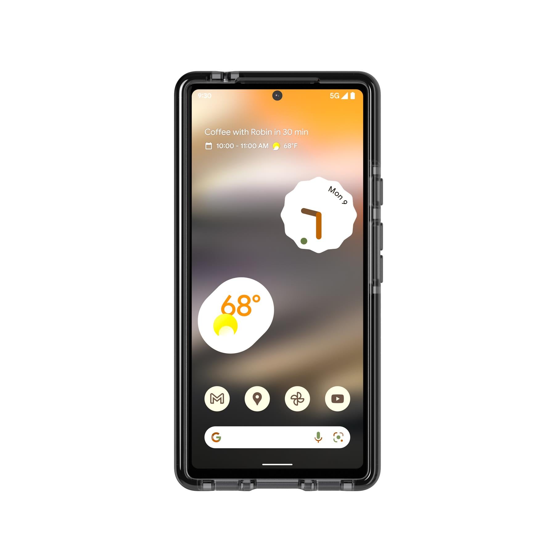 Tech21 EvoCheck Pixel 6a Hülle Smokey Black 16ft