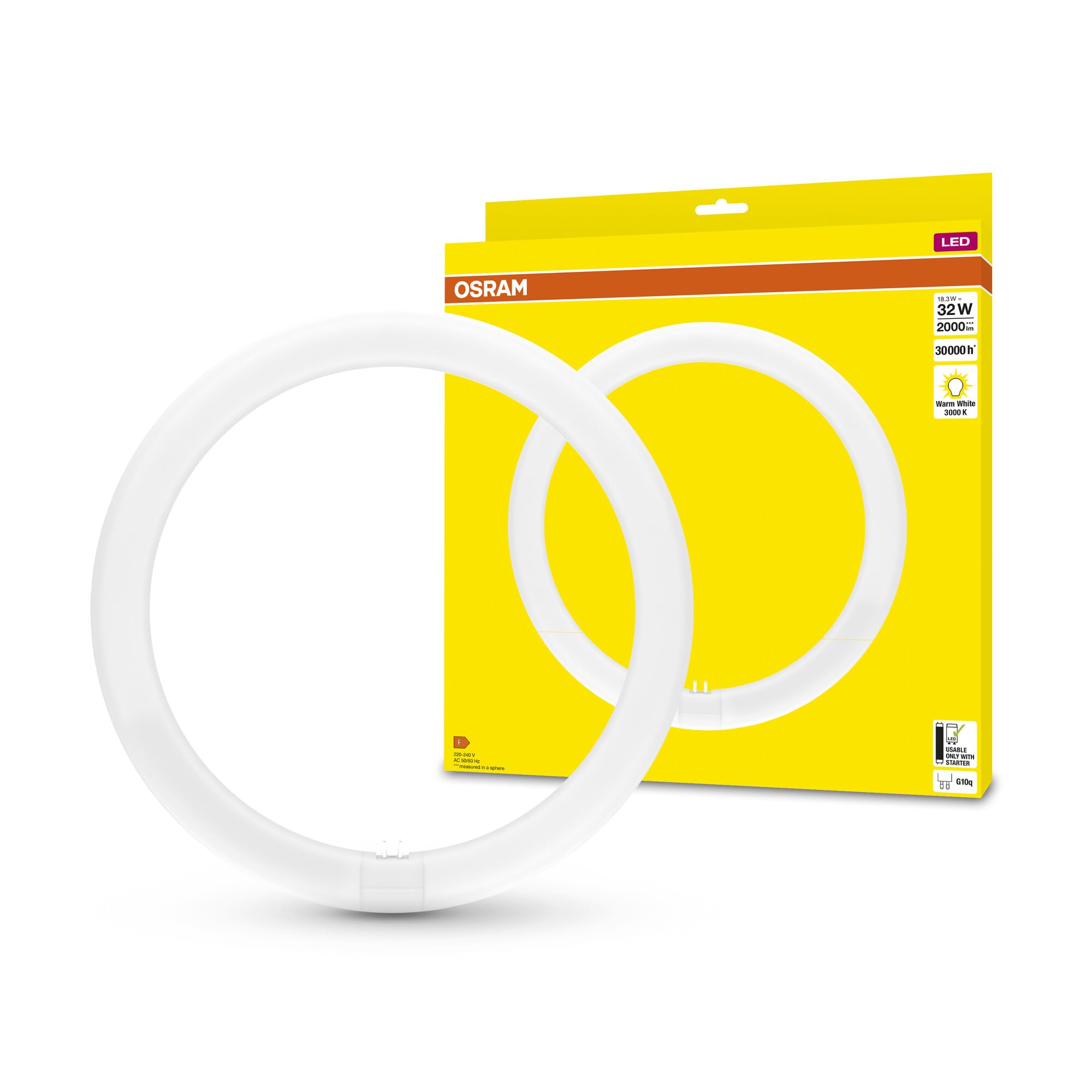 OSRAM SMART+ LED Tube T9C EM 22 Ringleuchte kaltweiß