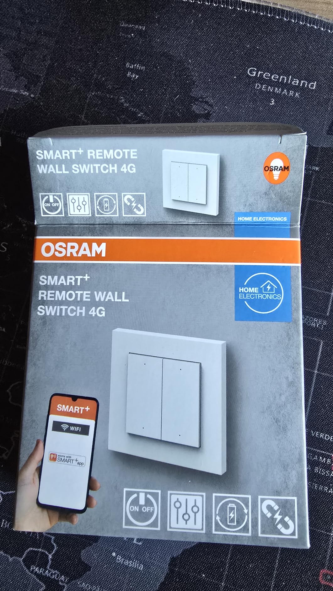 ams OSRAM SMART+ WiFi Wandschalter 4-Gang weiß magnetisch