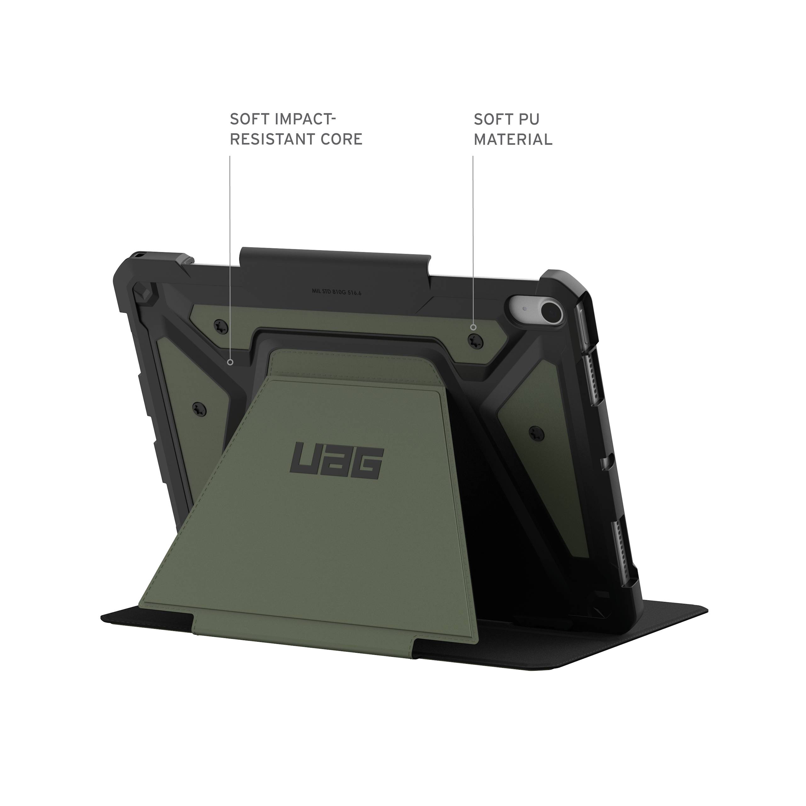UAG Metropolis SE iPad Air 11 M2 Folio Hülle Stiftfach