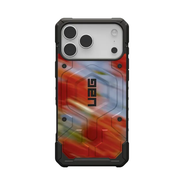 UAG Pathfinder iPhone 17 Pro Max Hülle Blurry Floral MagSafe