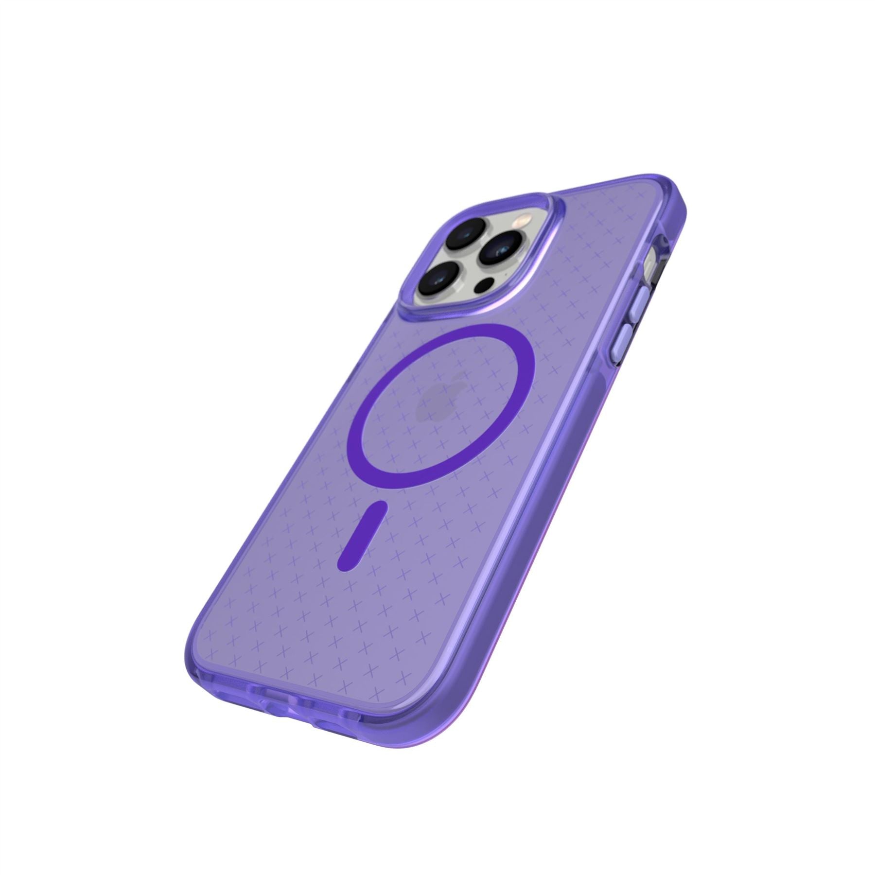 Tech21 EvoCheck iPhone 14 Pro Max Hülle MagSafe Lila Fallschutz