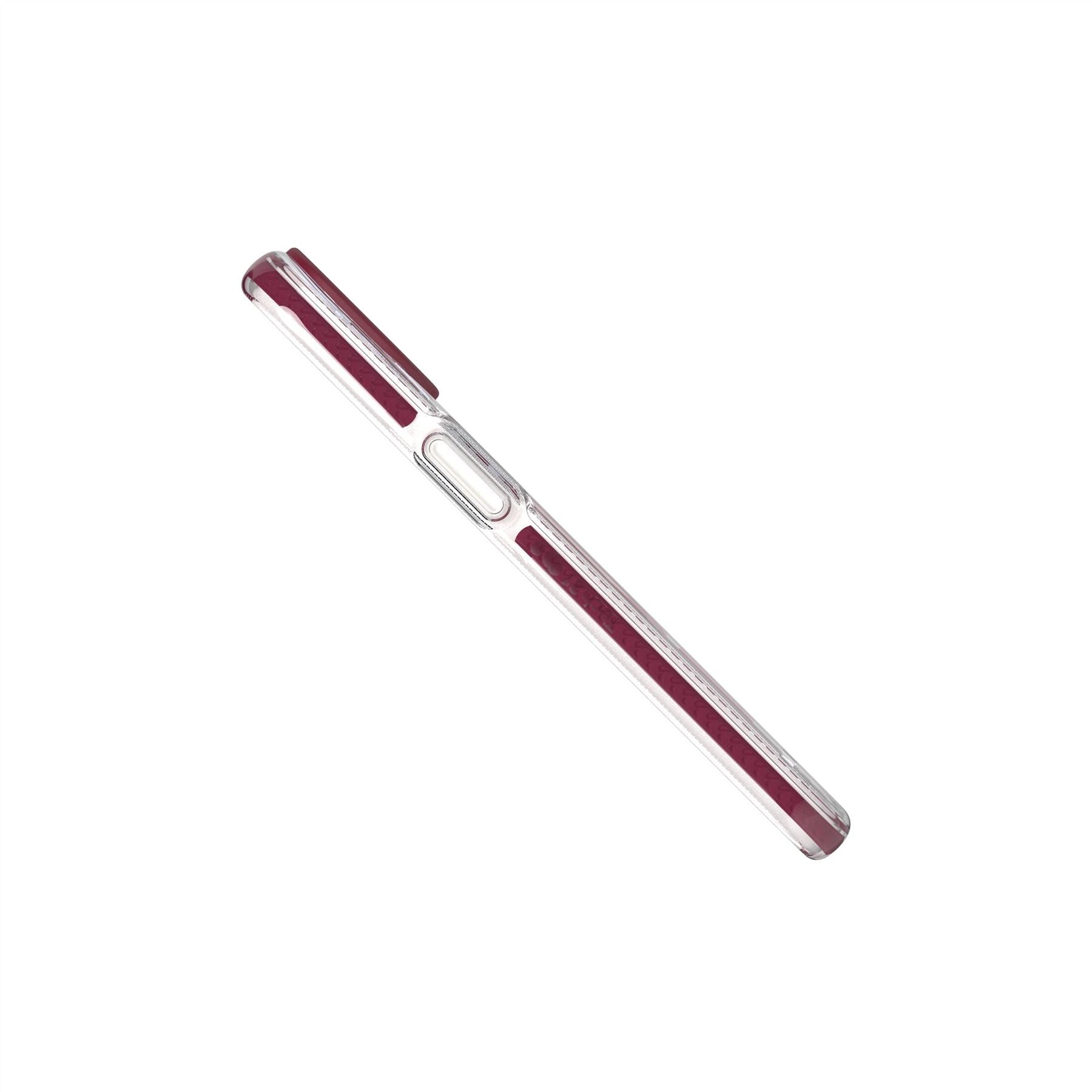 Tech21 EvoCrystal MagSafe iPhone 15/14/13 Hülle Clear Burgundy