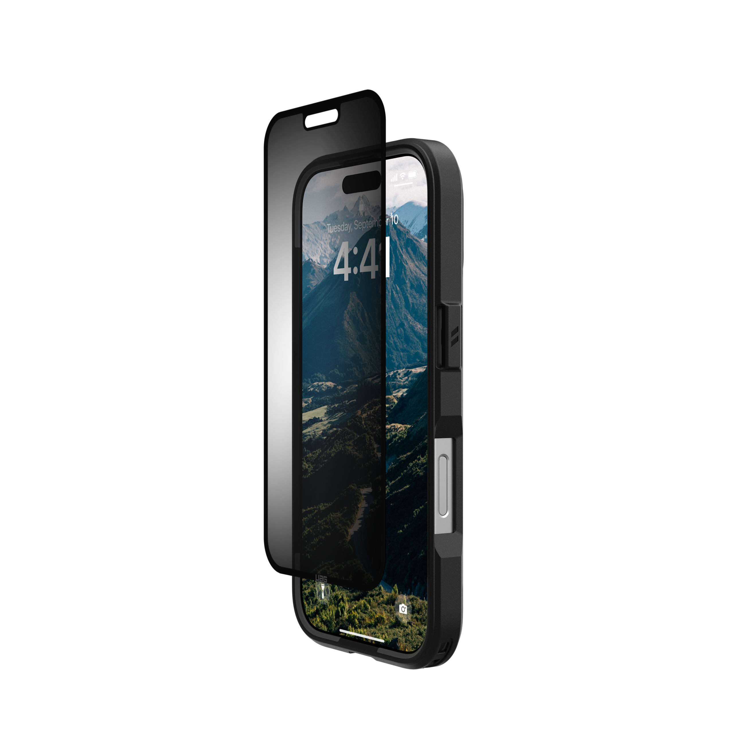 UAG Standard Issue iPhone 16 Pro Blickschutz abnehmbar
