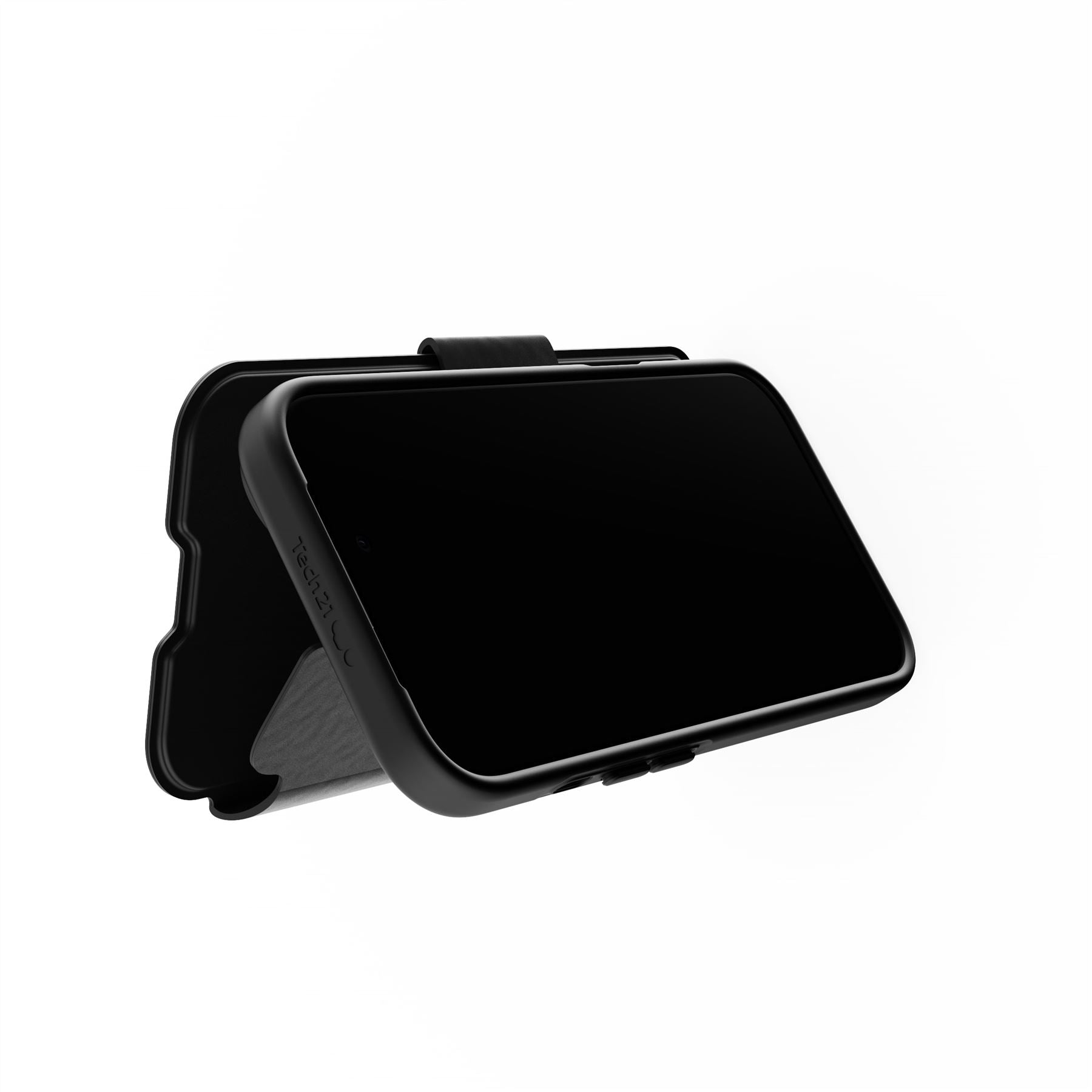 Tech21 EvoLite Wallet iPhone 16 Plus Hülle Schwarz Kartenfach