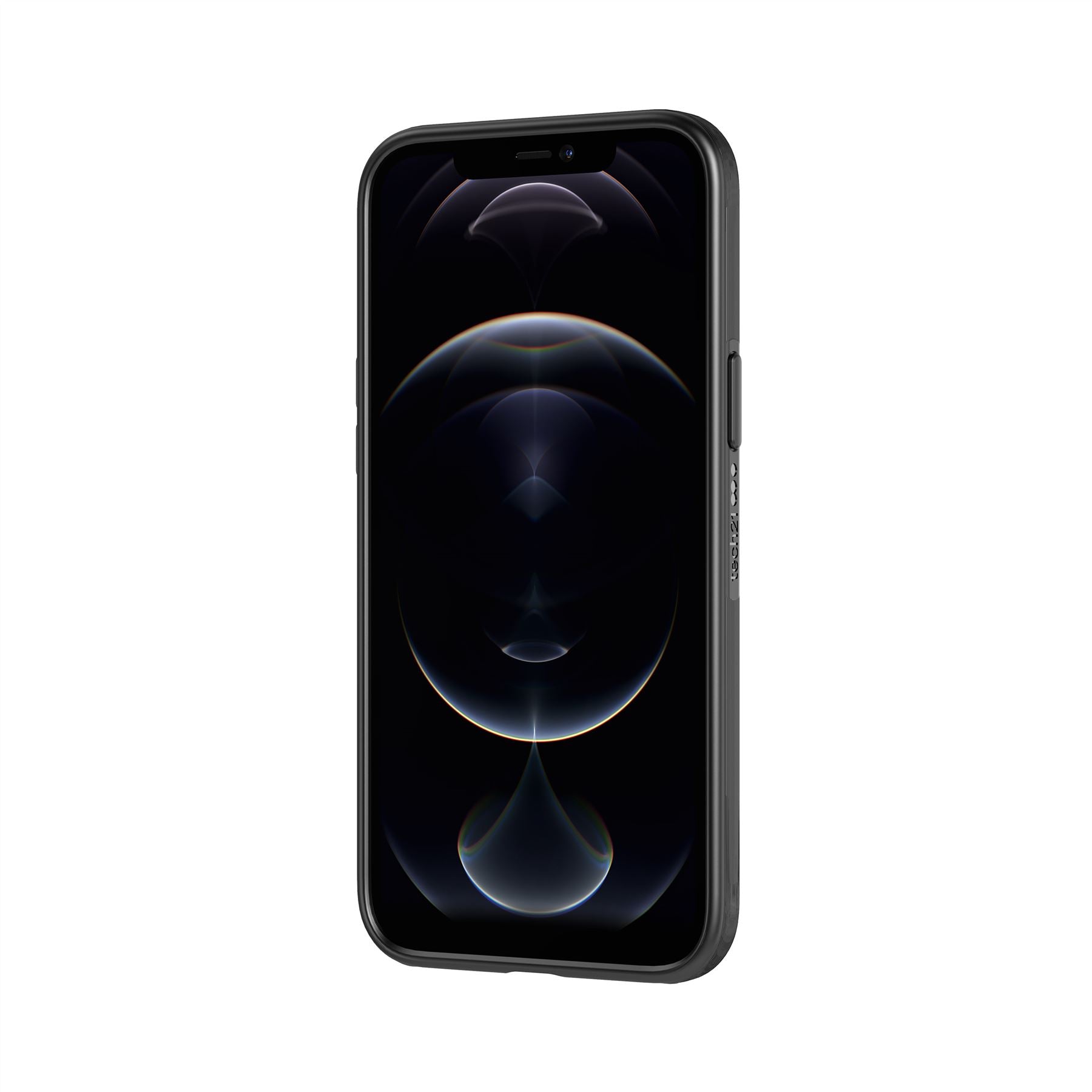 Tech21 Evo Slim iPhone 12 Pro Max Hülle Charcoal Black 2,4m Schutz