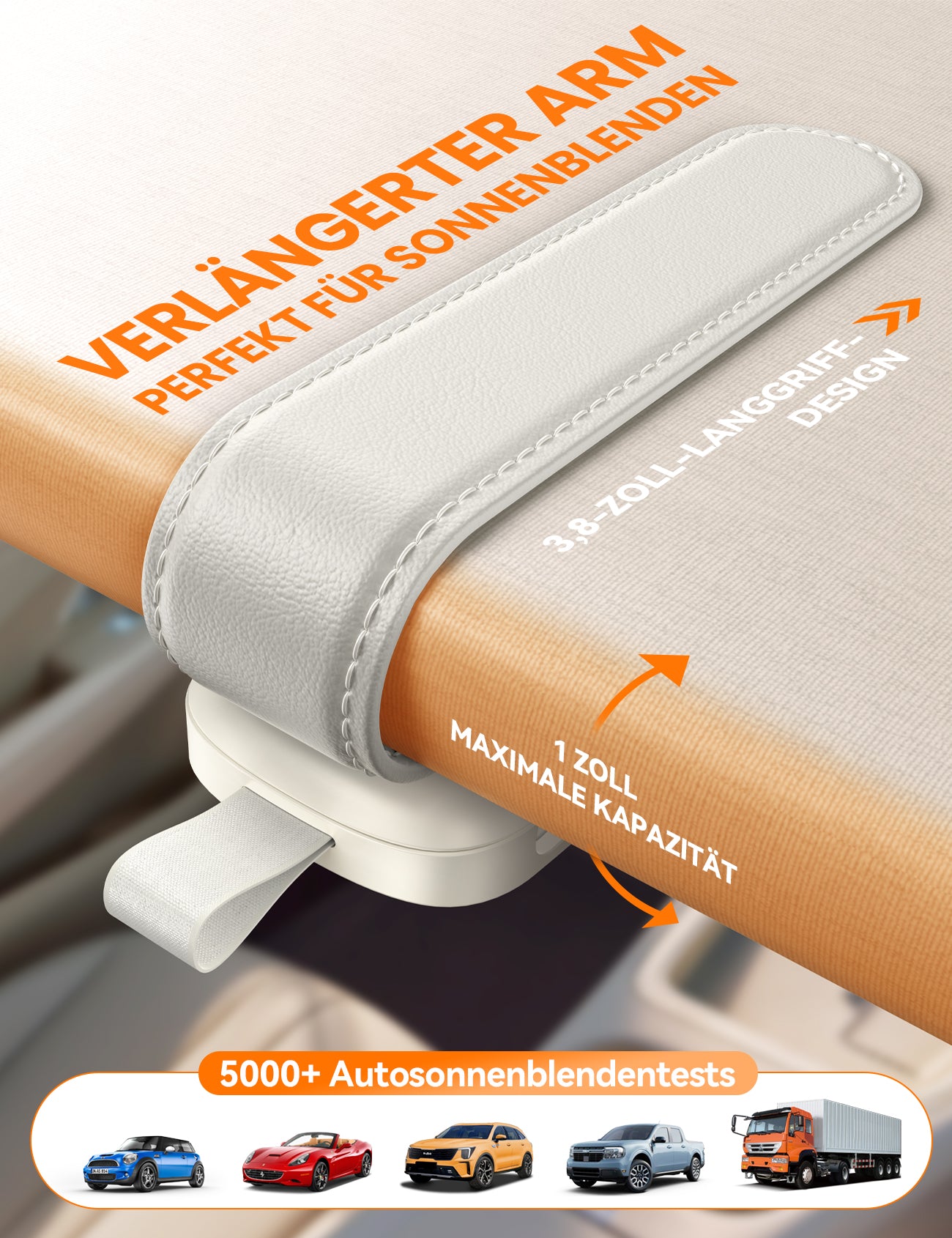 JOYROOM JR-ZS511 Brillenhalter Auto Weiß Magnet