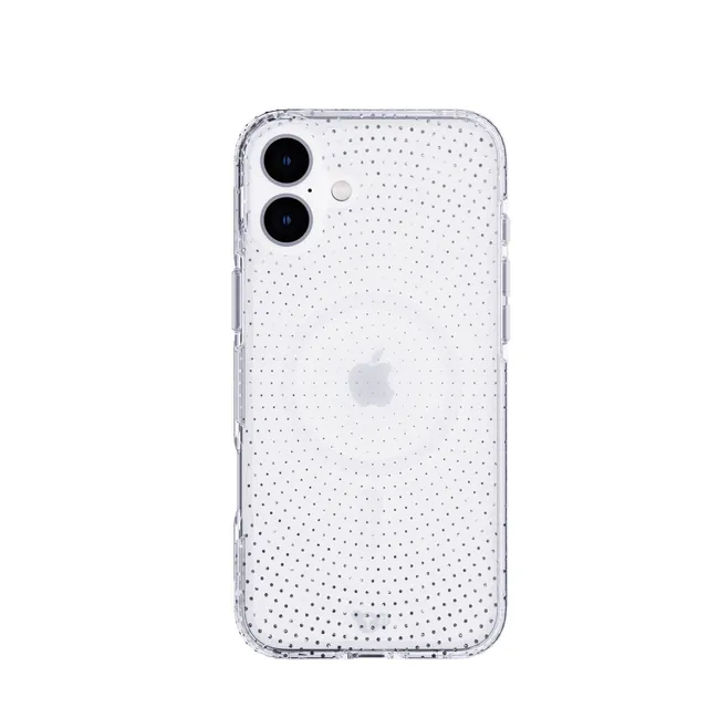 Tech21 EvoSparkle iPhone 16 Plus Hülle Ripple MagSafe Glitzer