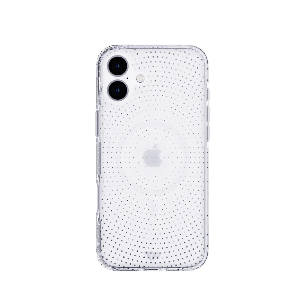 Tech21 EvoSparkle iPhone 16 Plus Hülle Ripple MagSafe Glitzer