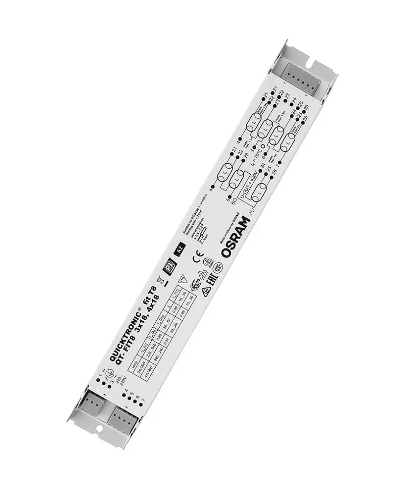 ams OSRAM POWERTRONIC QT-FIT8 3X18 EVG 1er Pack