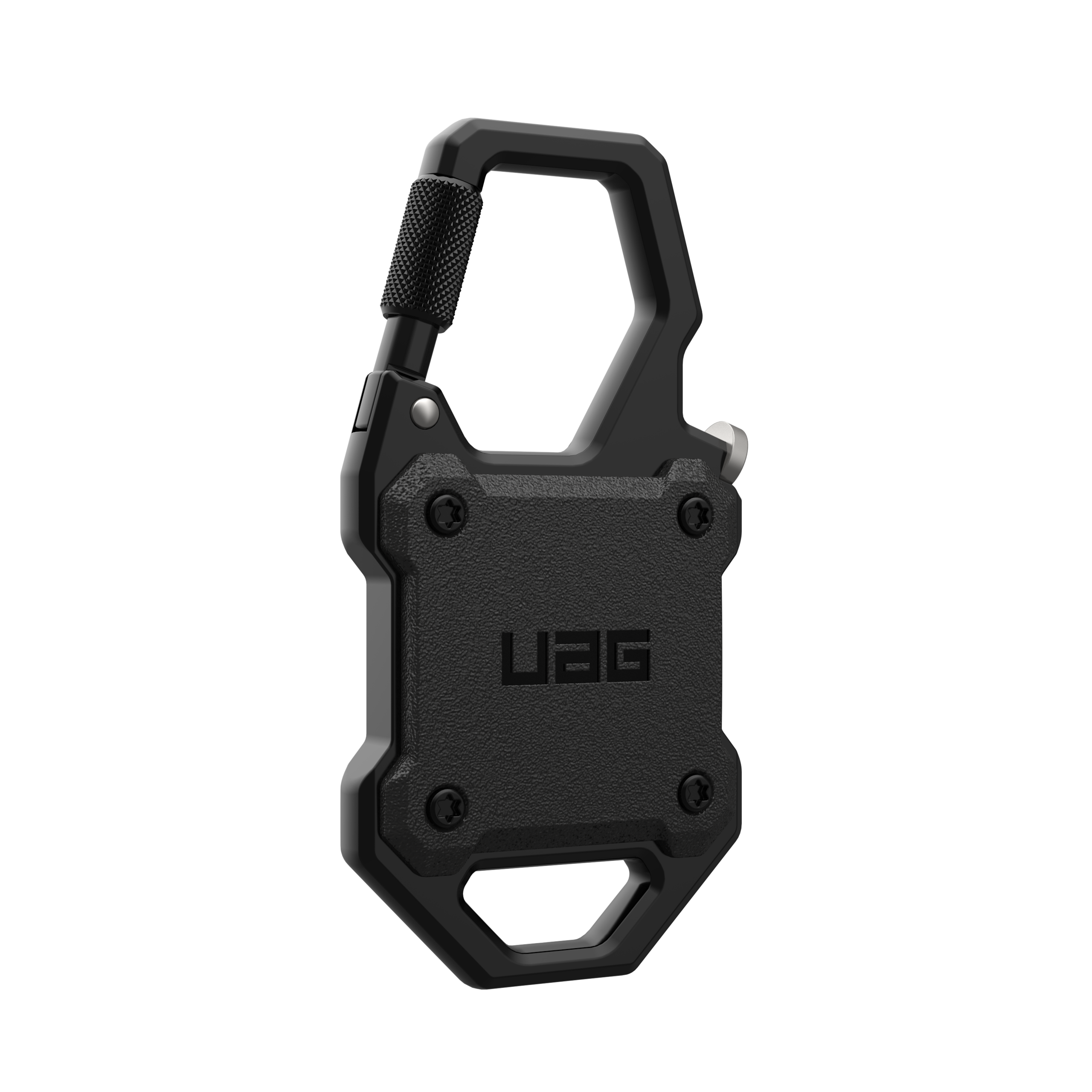 UAG Monarch AirTag Hülle schwarz mit Karabiner robust
