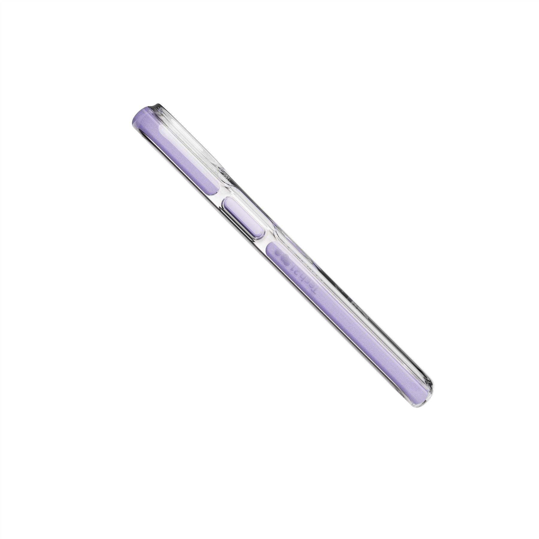 Tech21 EvoCrystal Kick MagSafe iPhone Hülle Clear/Lilac mit Ständer