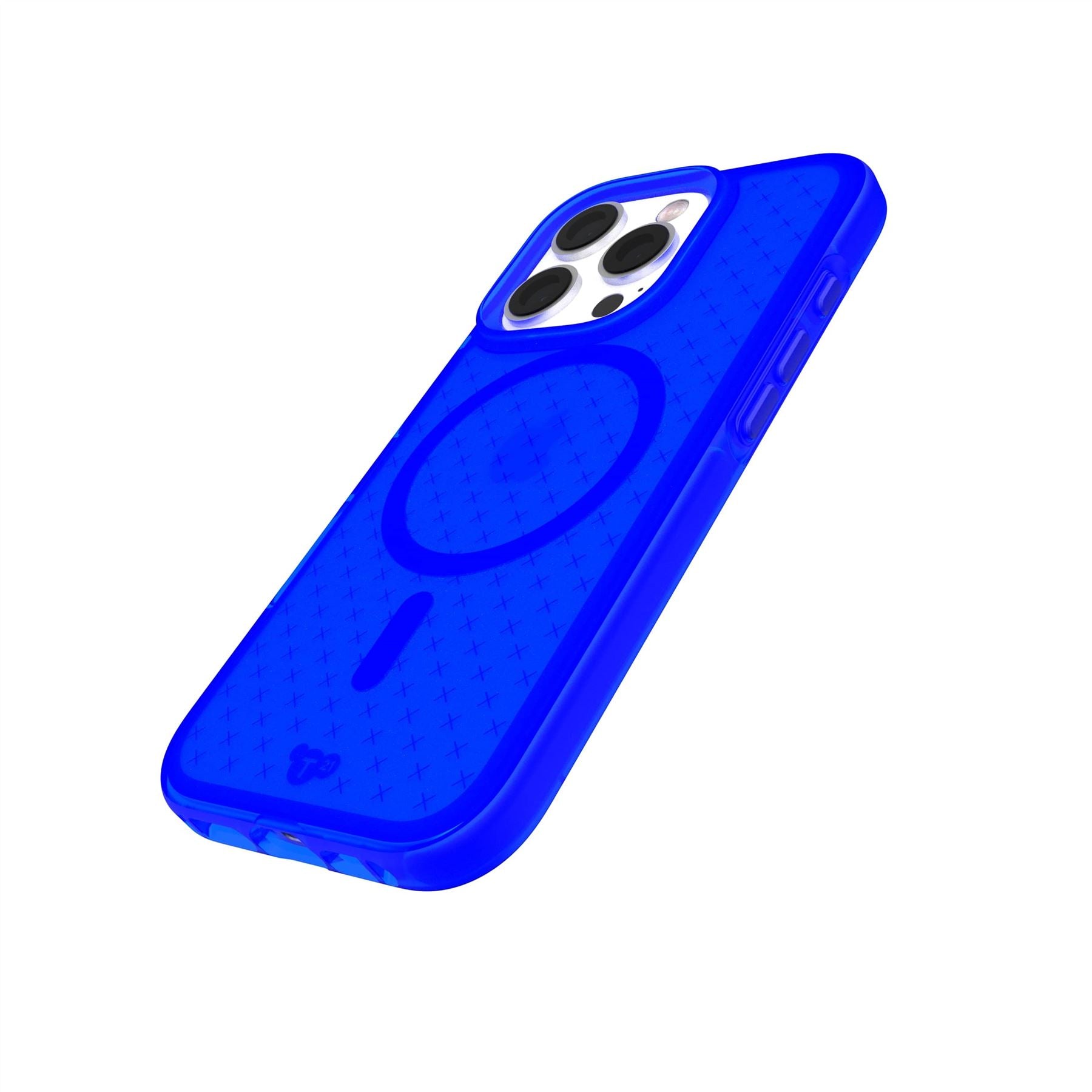 Tech21 EvoCheck iPhone 16 Pro Hülle Cobalt Blue Check