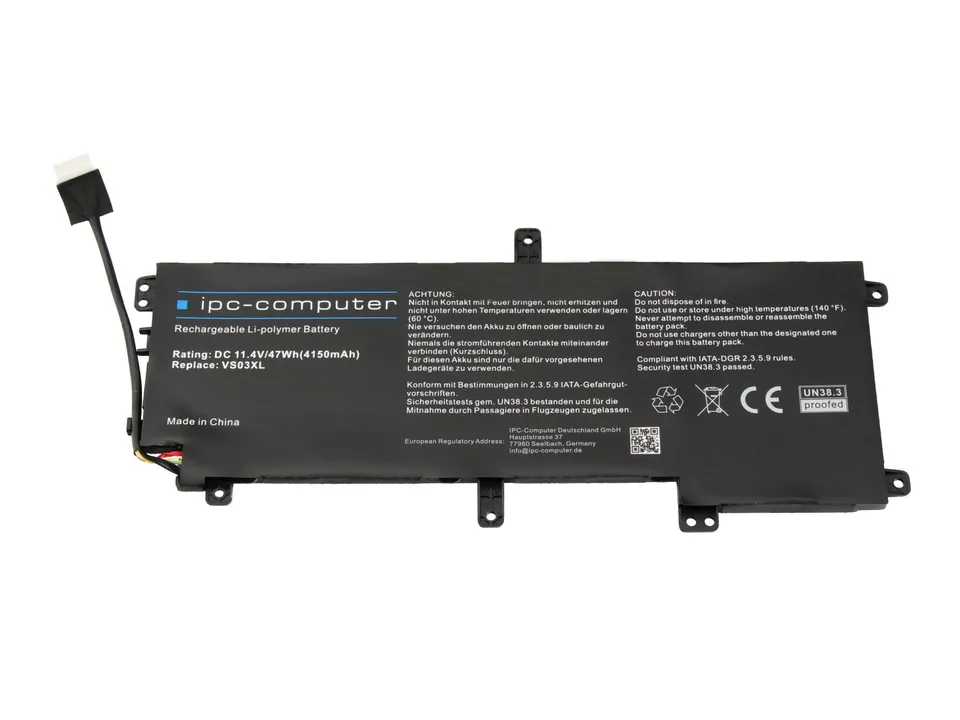 IPC-Computer 849313-850 Laptop Akku 47Wh für HP Envy