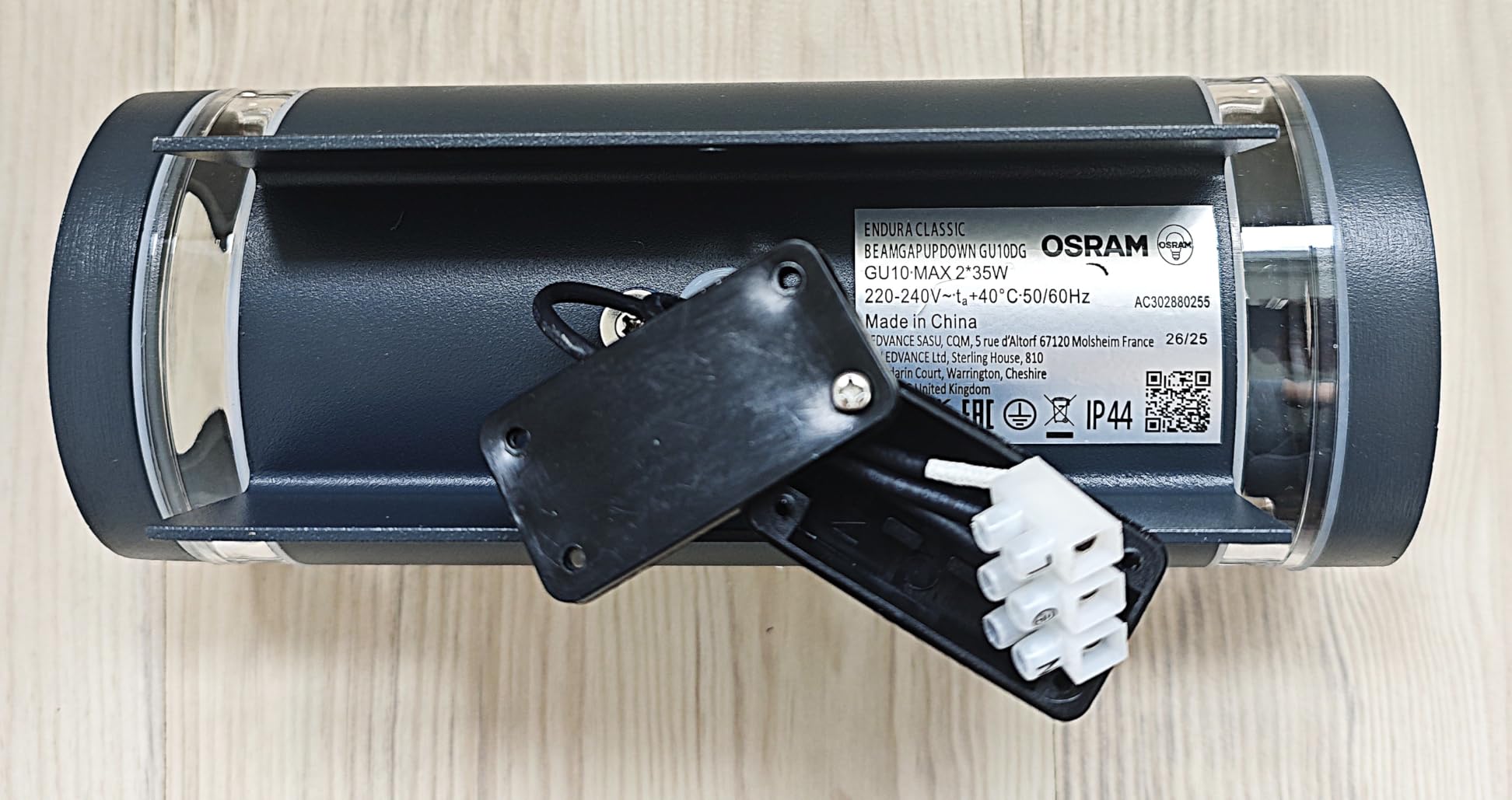 OSRAM SMART+ Beam Gap Außenwandleuchte GU10 dunkelgrau IP44